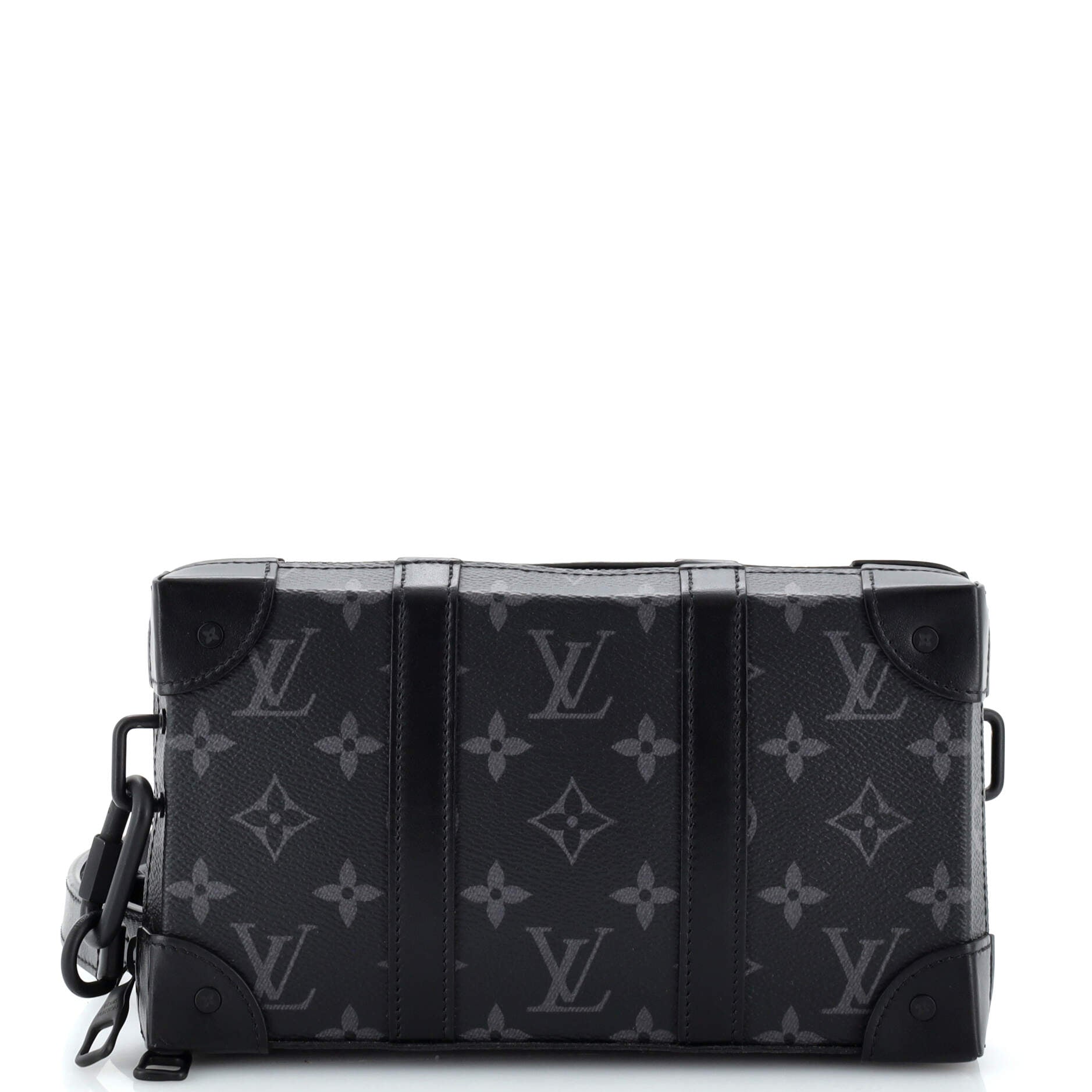 LOUIS VUITTON | Pochette Voyage Eclipse Reverse Canvas MM | Monogram Gray &  Black