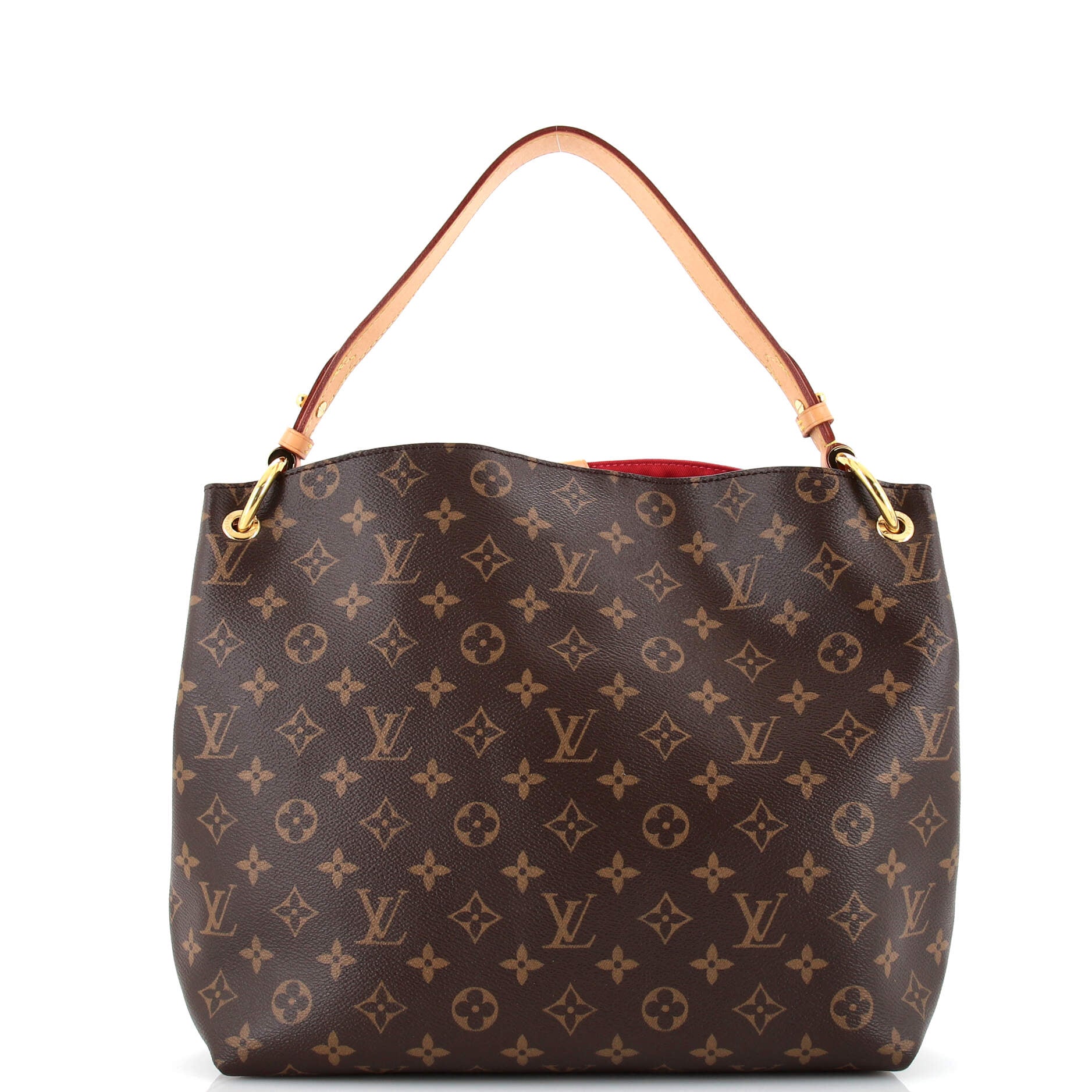 Louis Vuitton Graceful Hobo Bag GM Brown Canvas Monogram