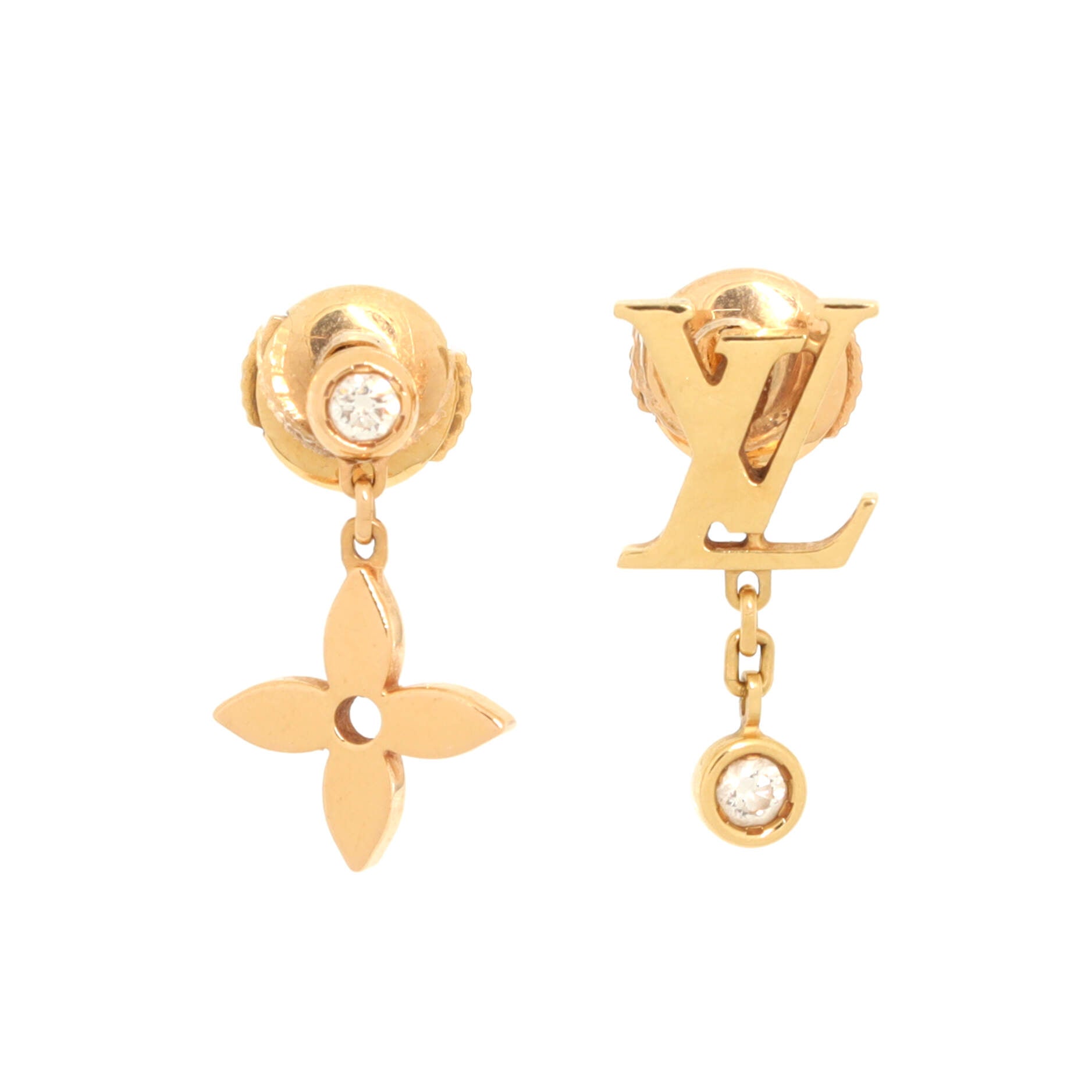 Louis Vuitton Idylle Blossom LV Single Ear Stud Earring Earrings