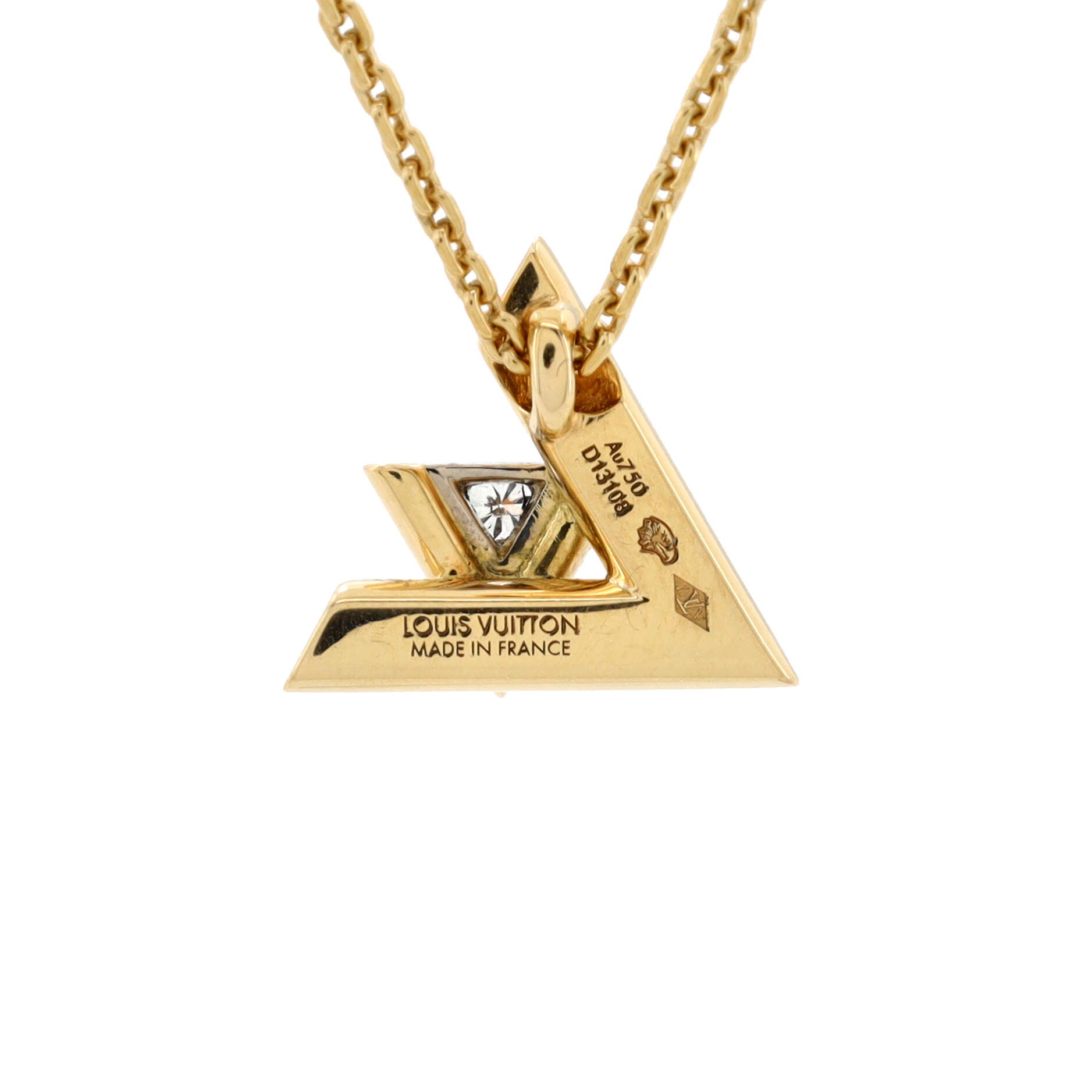 LV Volt One Small Pendant, White Gold And Diamond - Jewelry