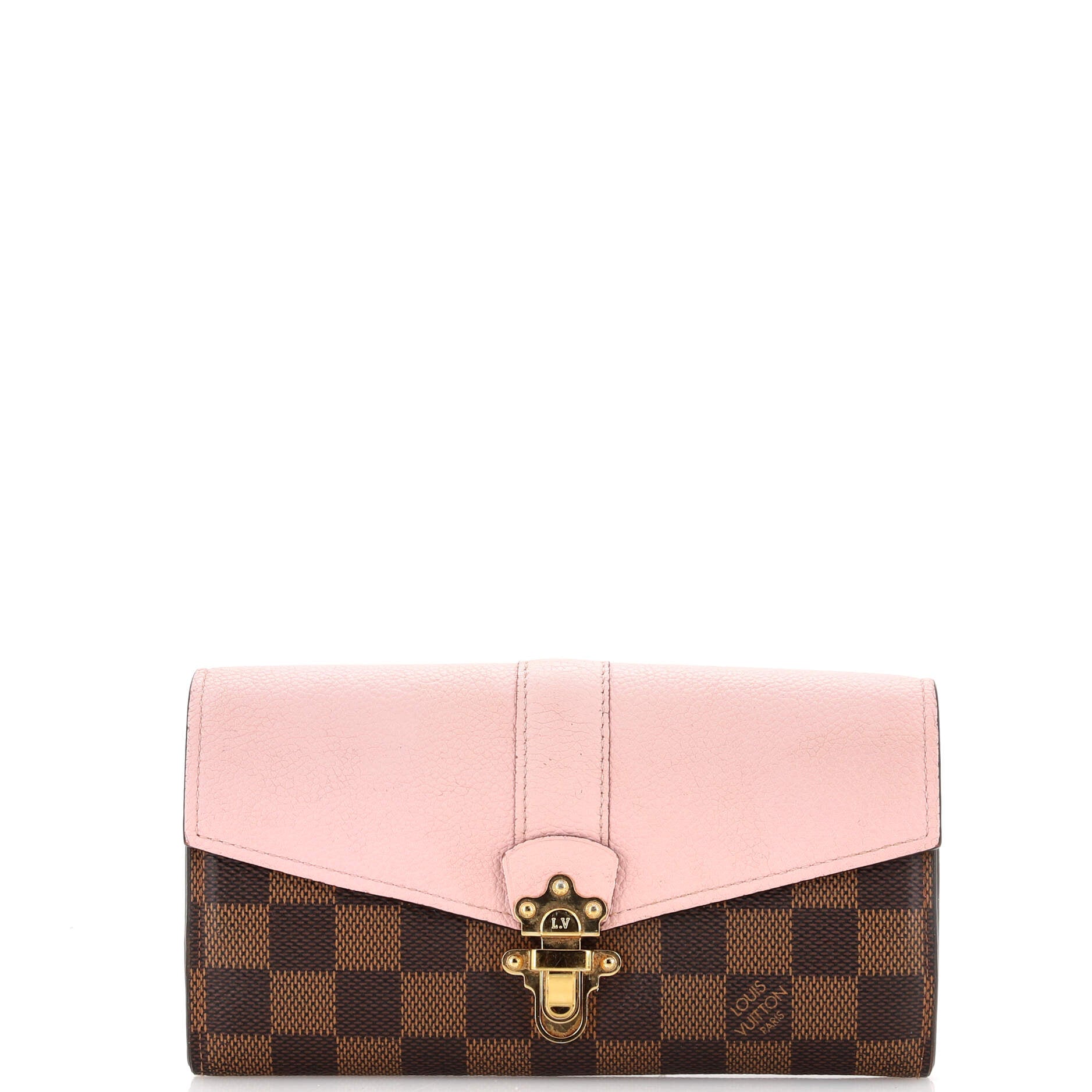 LOUIS VUITTON Monogram Pallas Wallet Rose Ballerine 481227