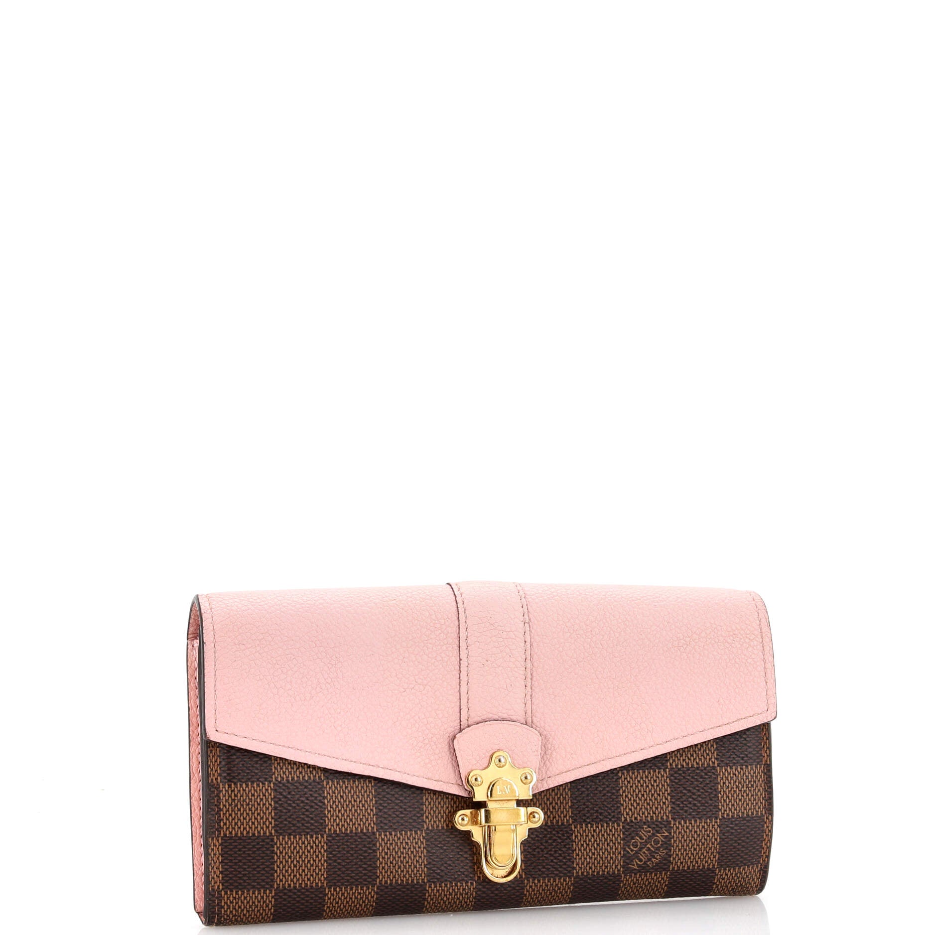 LOUIS VUITTON Monogram Pallas Wallet Rose Ballerine 481227