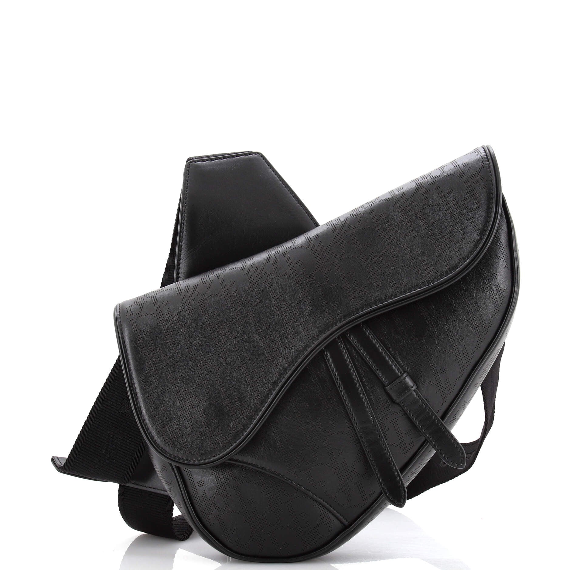 Saddle Crossbody Bag Oblique Galaxy Leather