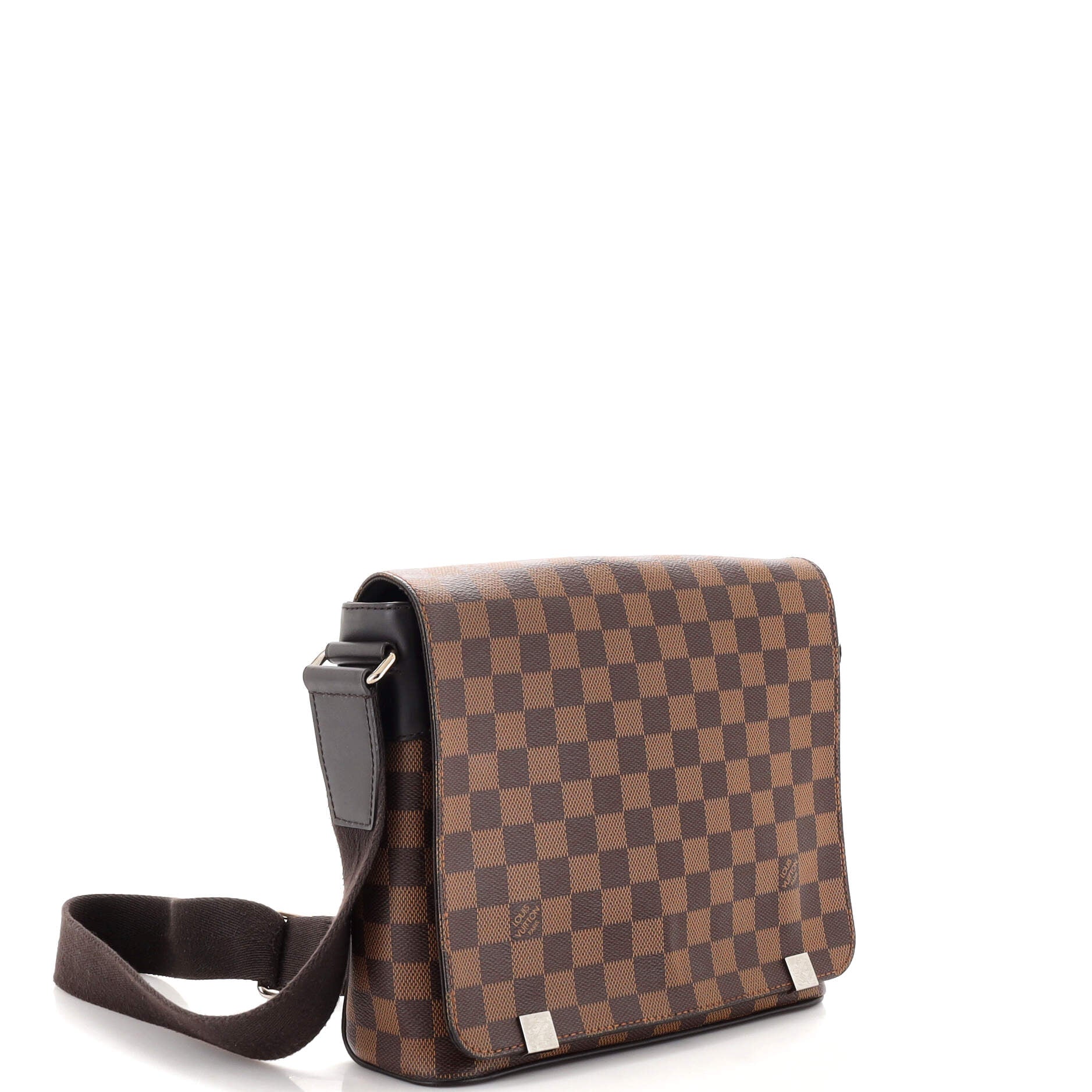 LOUIS VUITTON District MM Brown Damier Ebene Messenger Bag