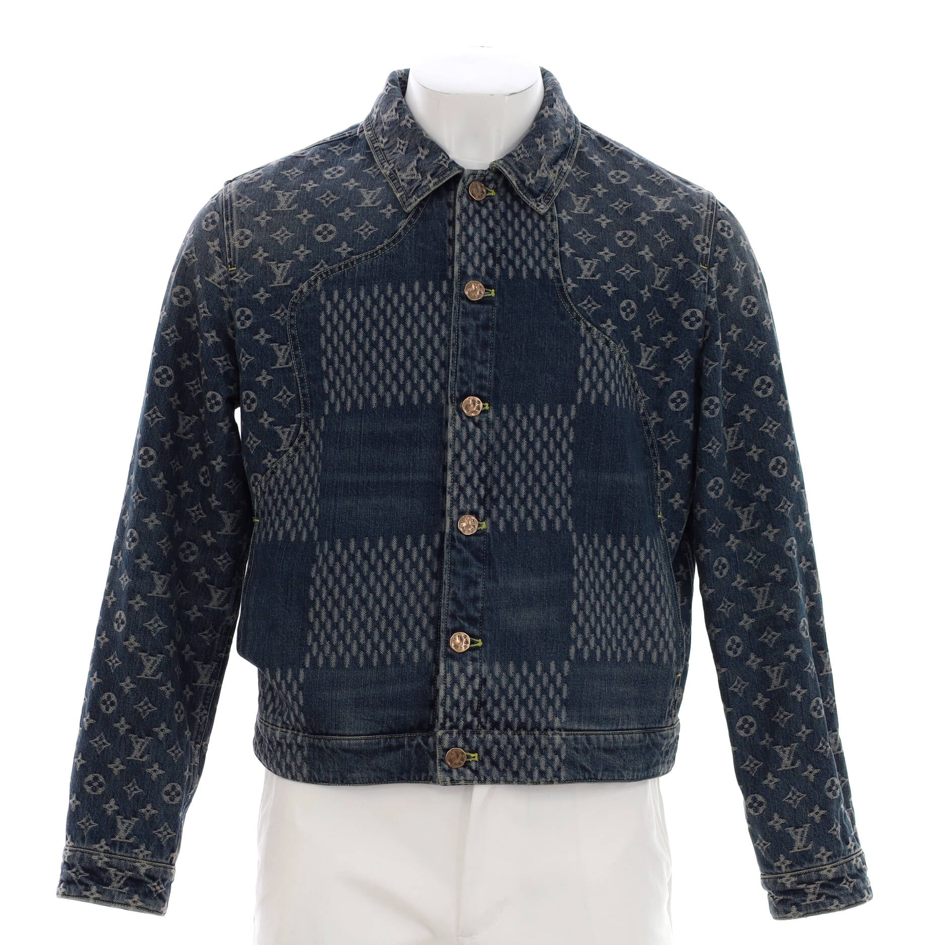 Nigo Louis Vuitton Denim Jackets For Men