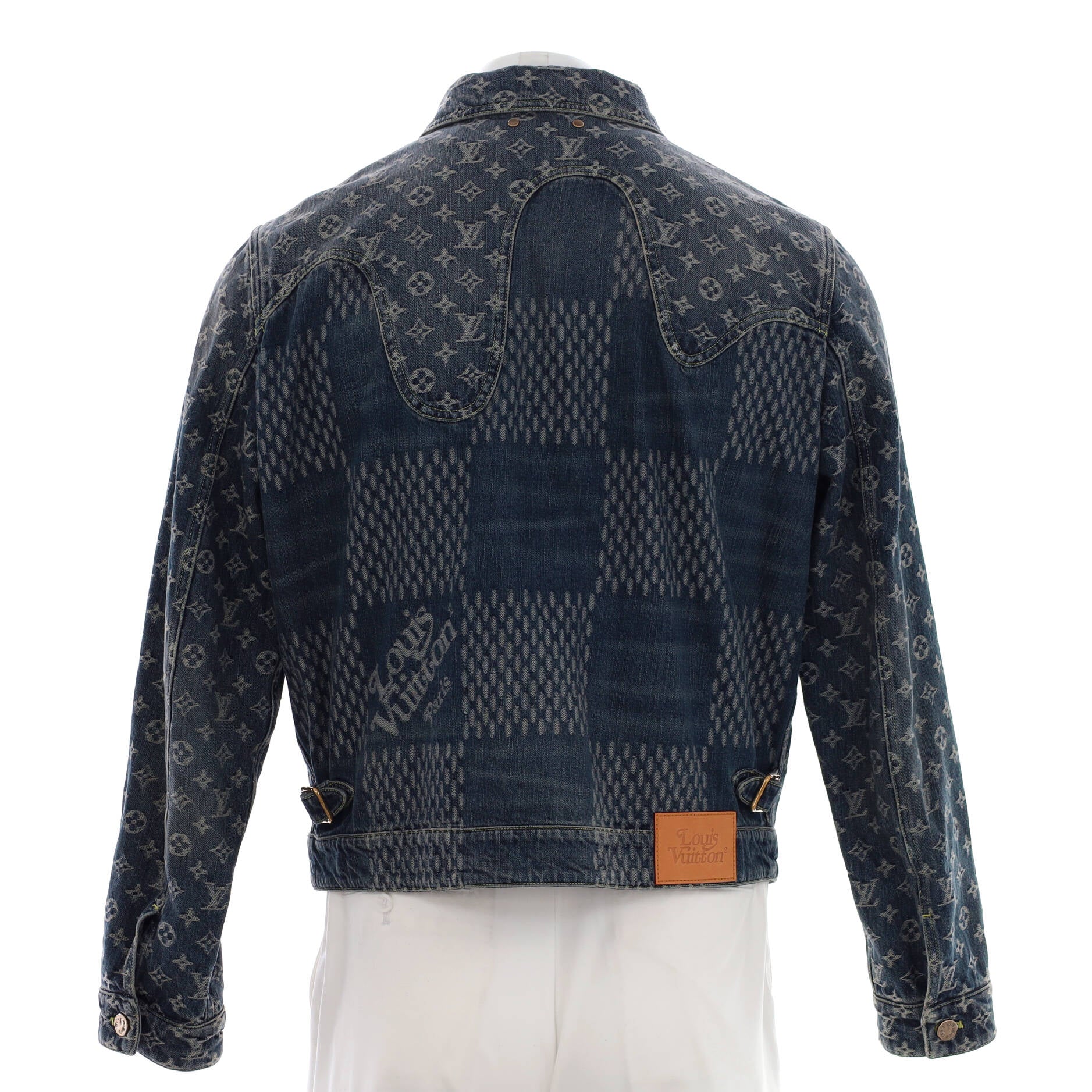 Louis Vuitton Men's Nigo Reversible Jacket Wool and Polyamide