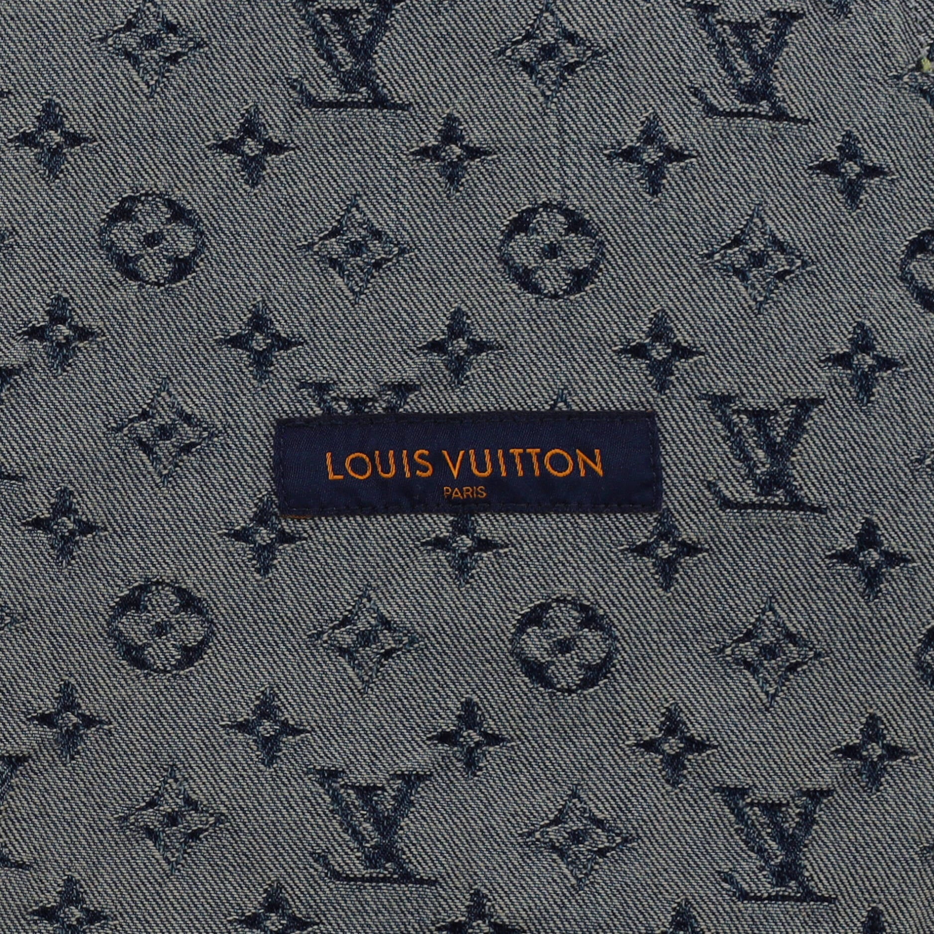 LOUIS VUITTON x NIGO Giant Damier Waves Monogram Denim Jacket