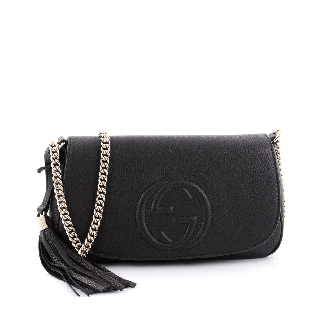 Buy Gucci Soho Chain Strap Crossbody Bag Leather Medium 2276303 – Rebag