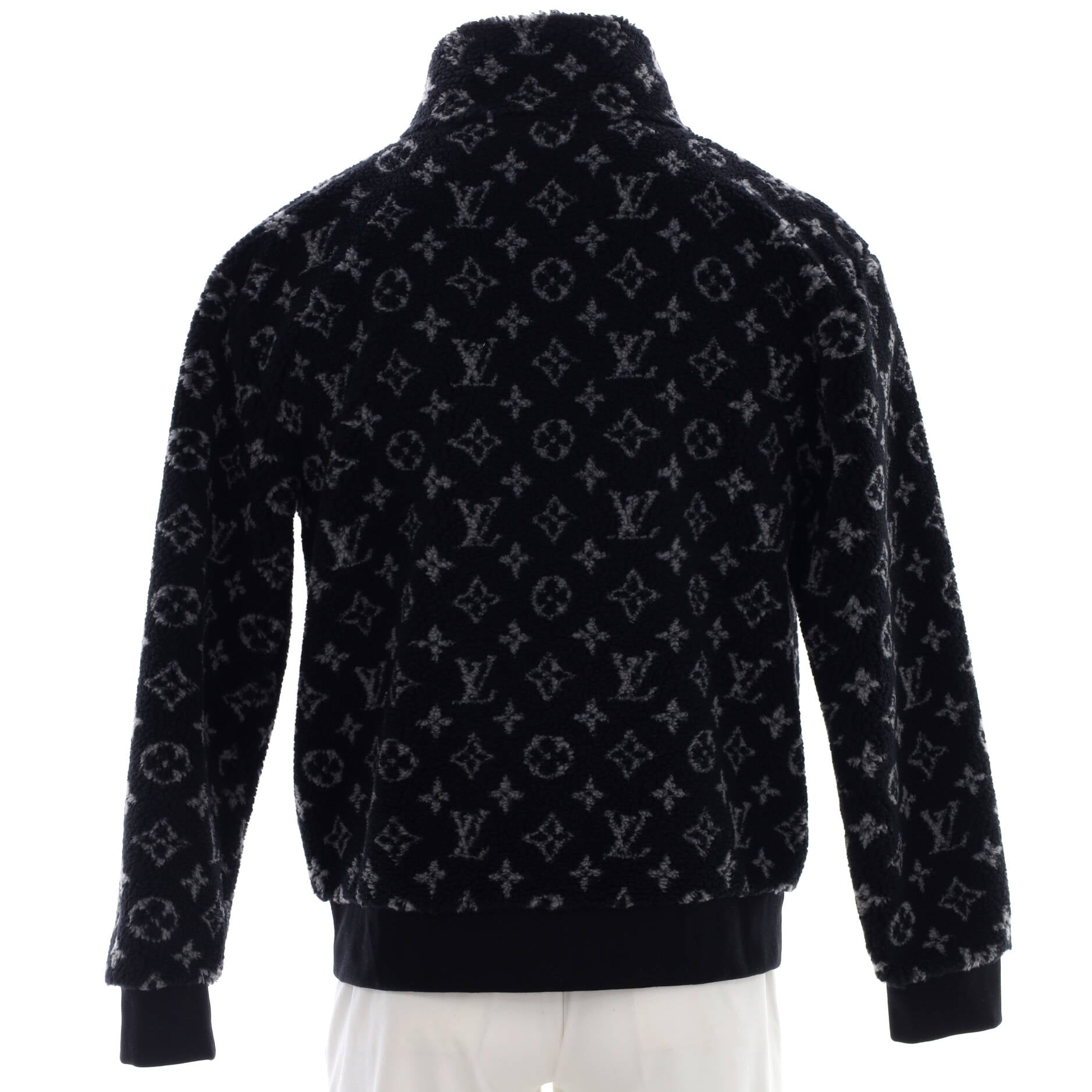 Louis Vuitton White Monogram Gradient Mesh Jacket XL Louis Vuitton