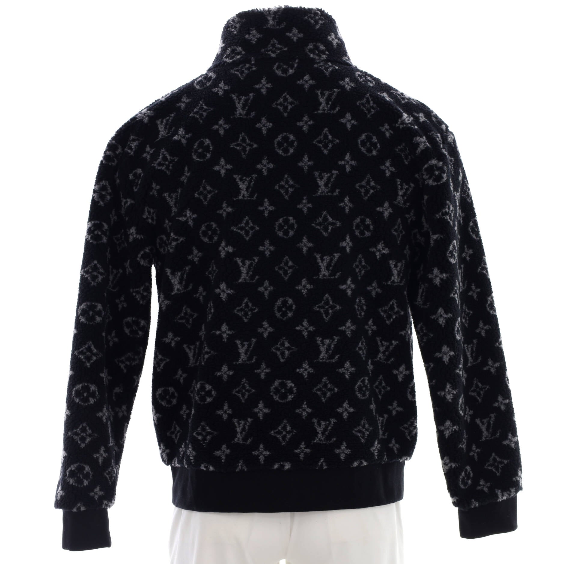 Louis Vuitton Gradient Monogram Mesh Blouson Black for Men