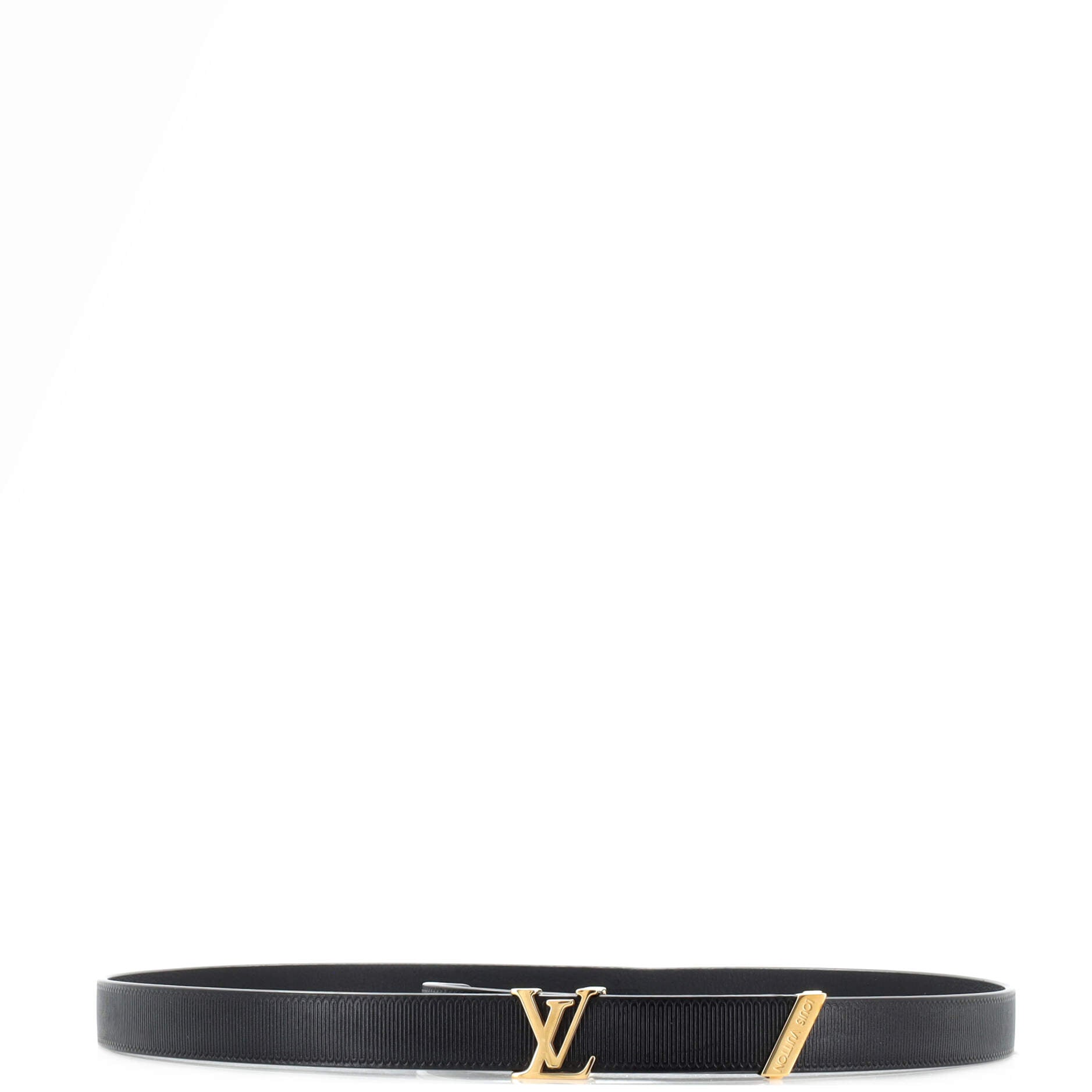 LV Initiales Reversible Belt Monogram Empreinte Leather Medium 85