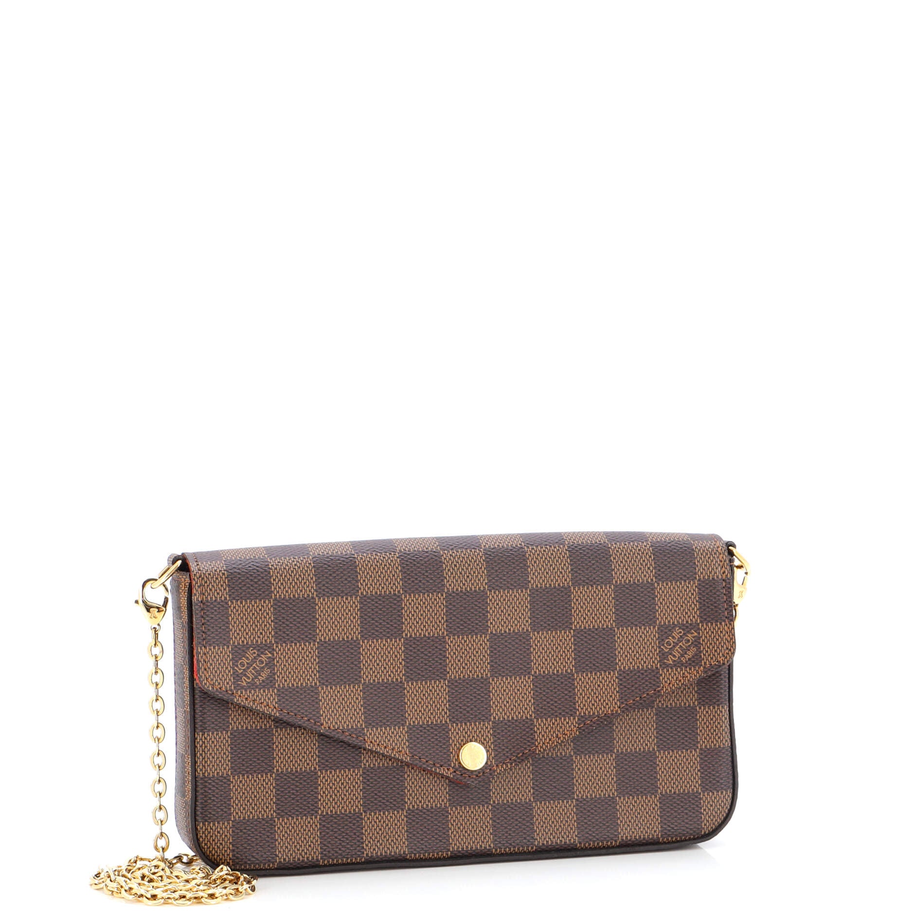 Louis Vuitton Monogram Canvas Felicie Chain Wallet Bag - Yoogi's Closet