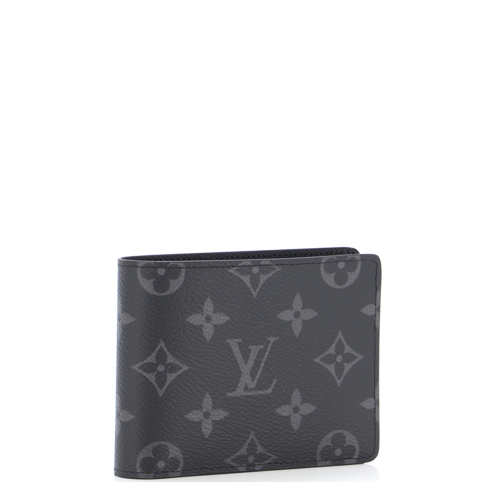 Pre-owned Multiple Wallet Monogram Eclipse Lagoon Blue