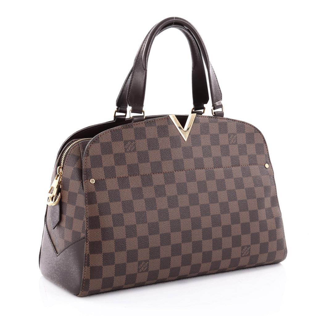 Buy Louis Vuitton Kensington Bowling Bag Damier Brown 2279101 – Rebag