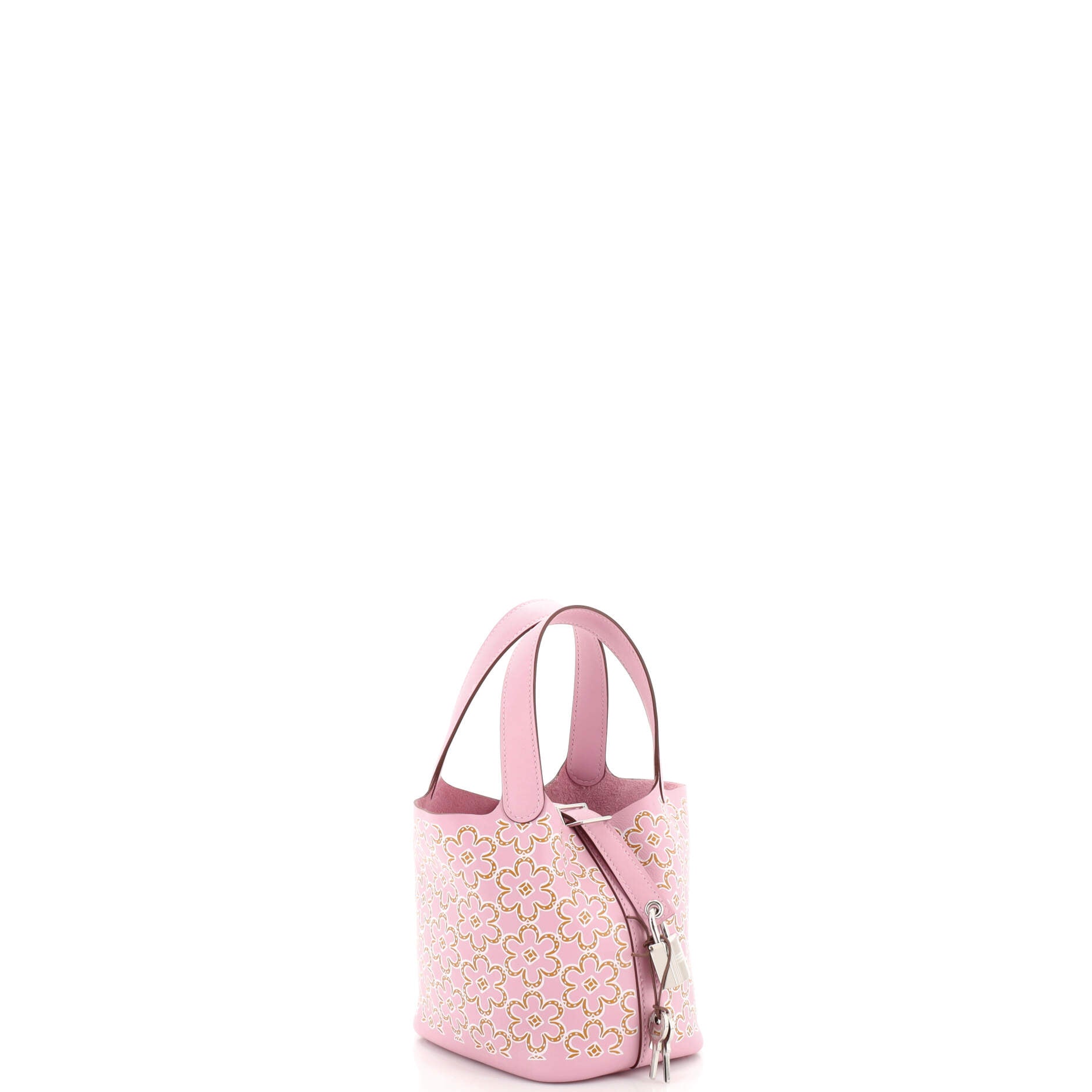 Hermès Pre-owned Micro Lucky Daisy Picotin Bag - Pink