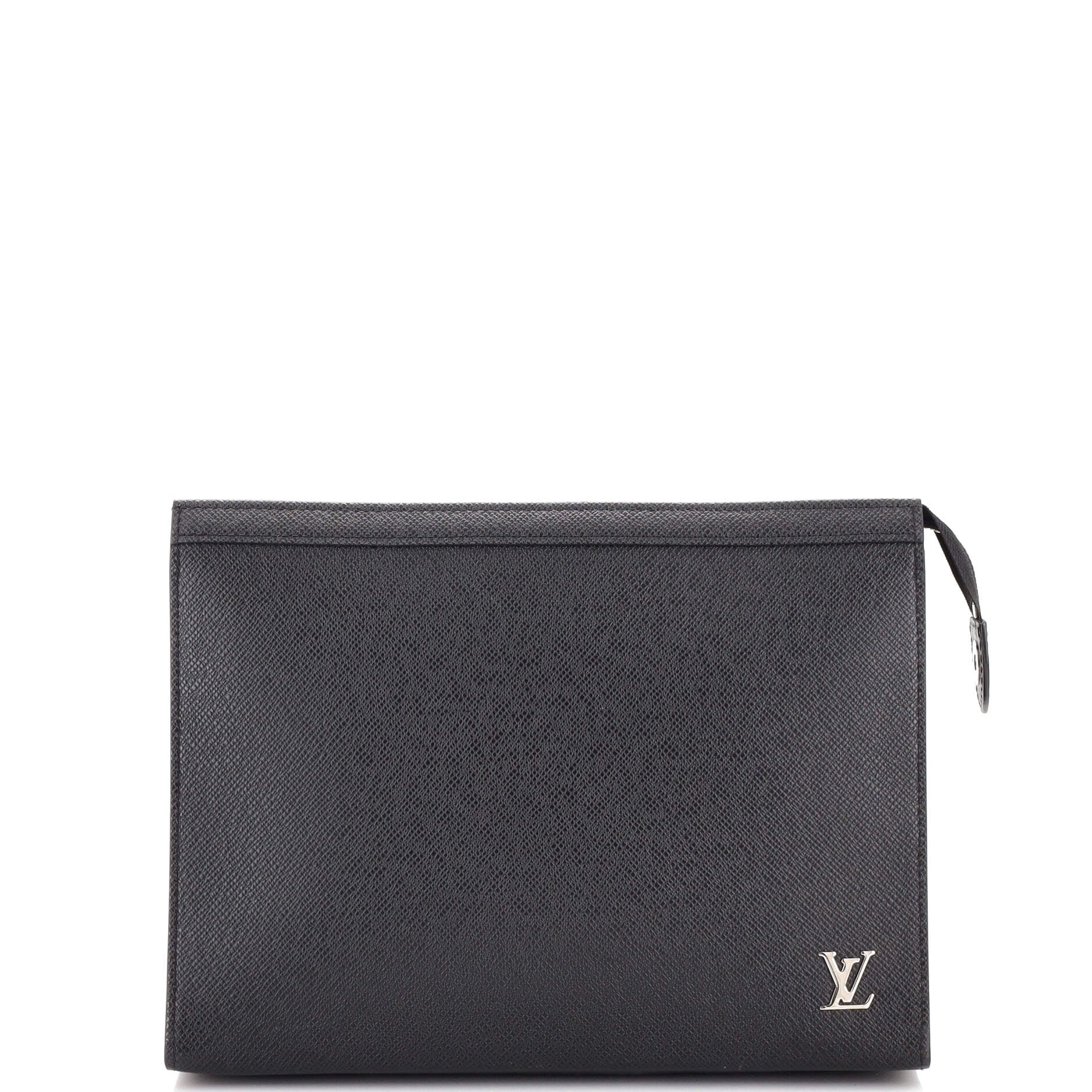 Louis Vuitton Clutch Box Monogram Titanium Silver in Titanium/Vachetta  Leather with Silver-tone - US