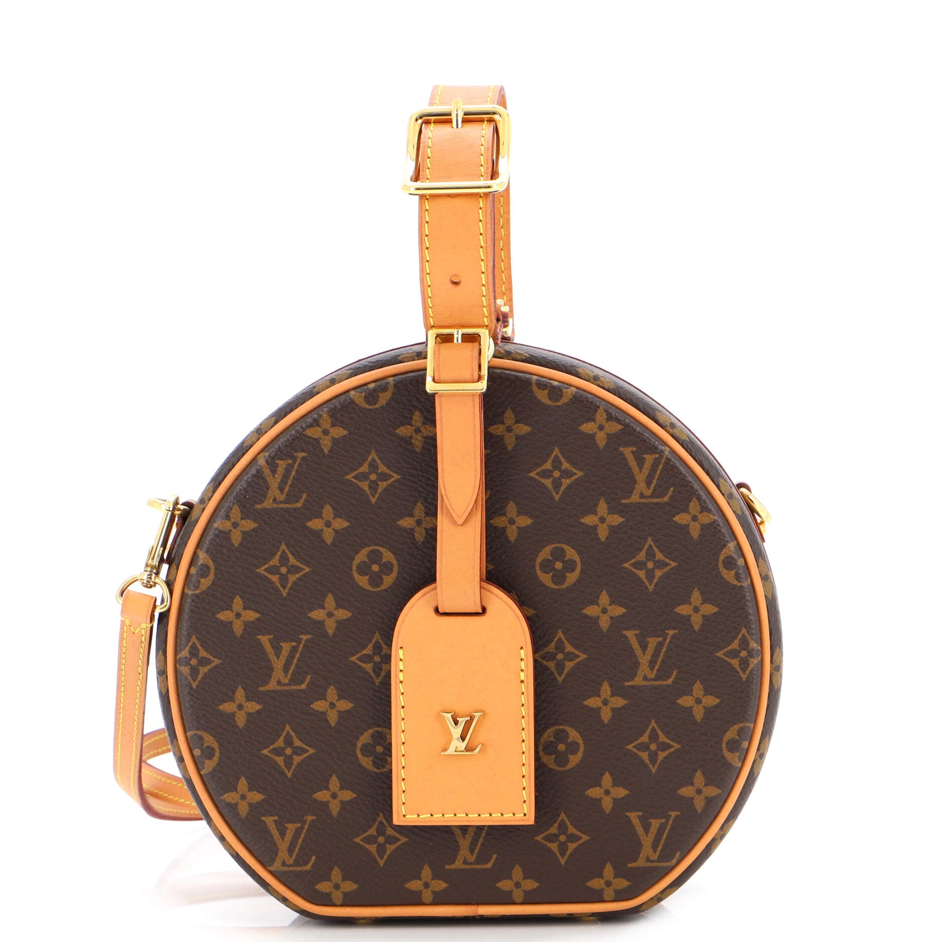 LOUIS VUITTON CALFSKIN CATOGRAM PETITE BOITE CHAPEAU BAG