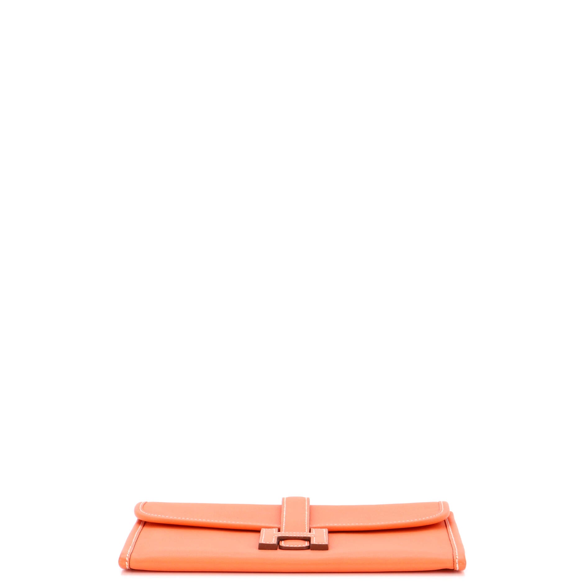 Hermes Jige Elan Clutch Swift 29 Orange in Swift - US