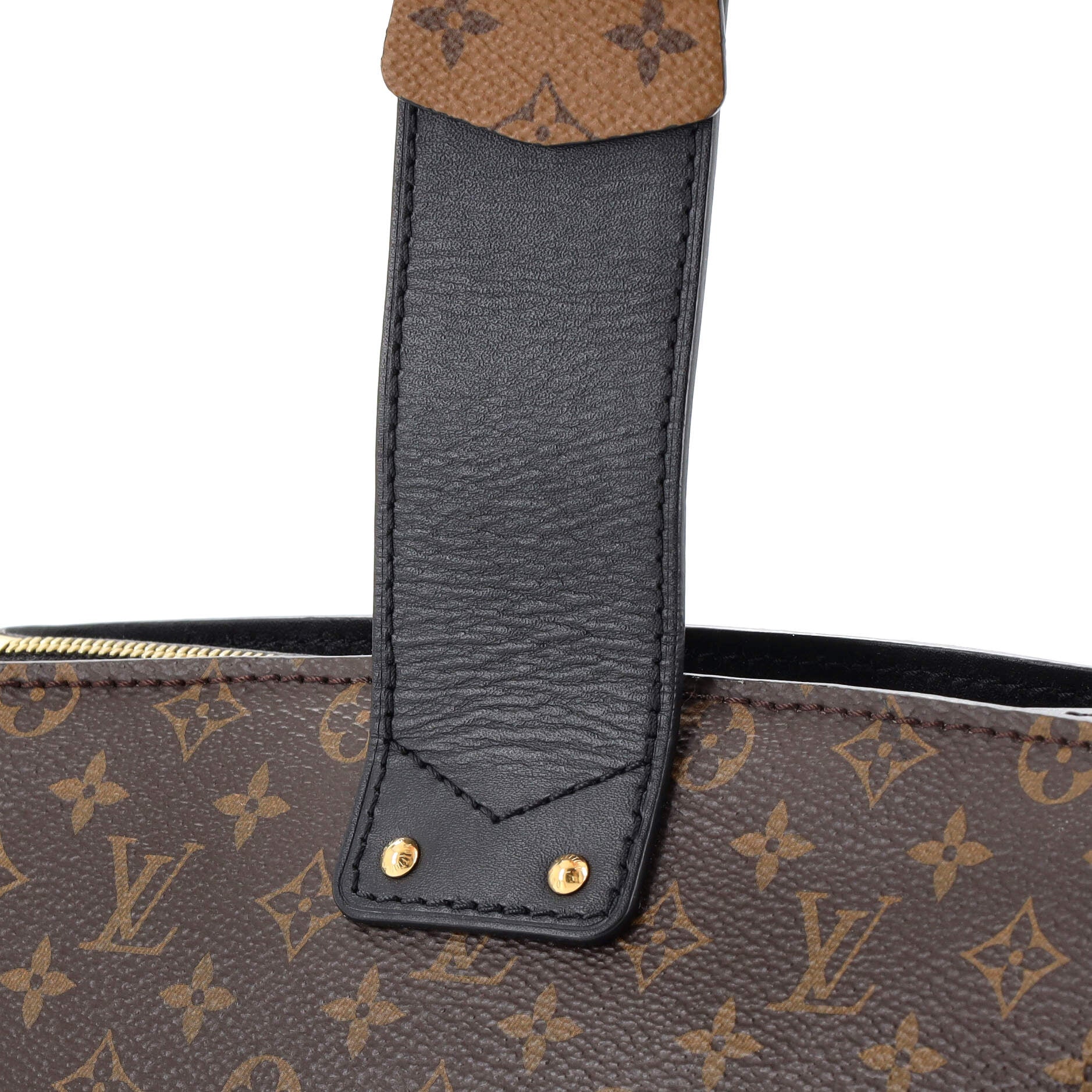 Louis Vuitton Clutch Trunk Monogram Reverse Brown/Black in Coated  Canvas/Calfskin with Brass