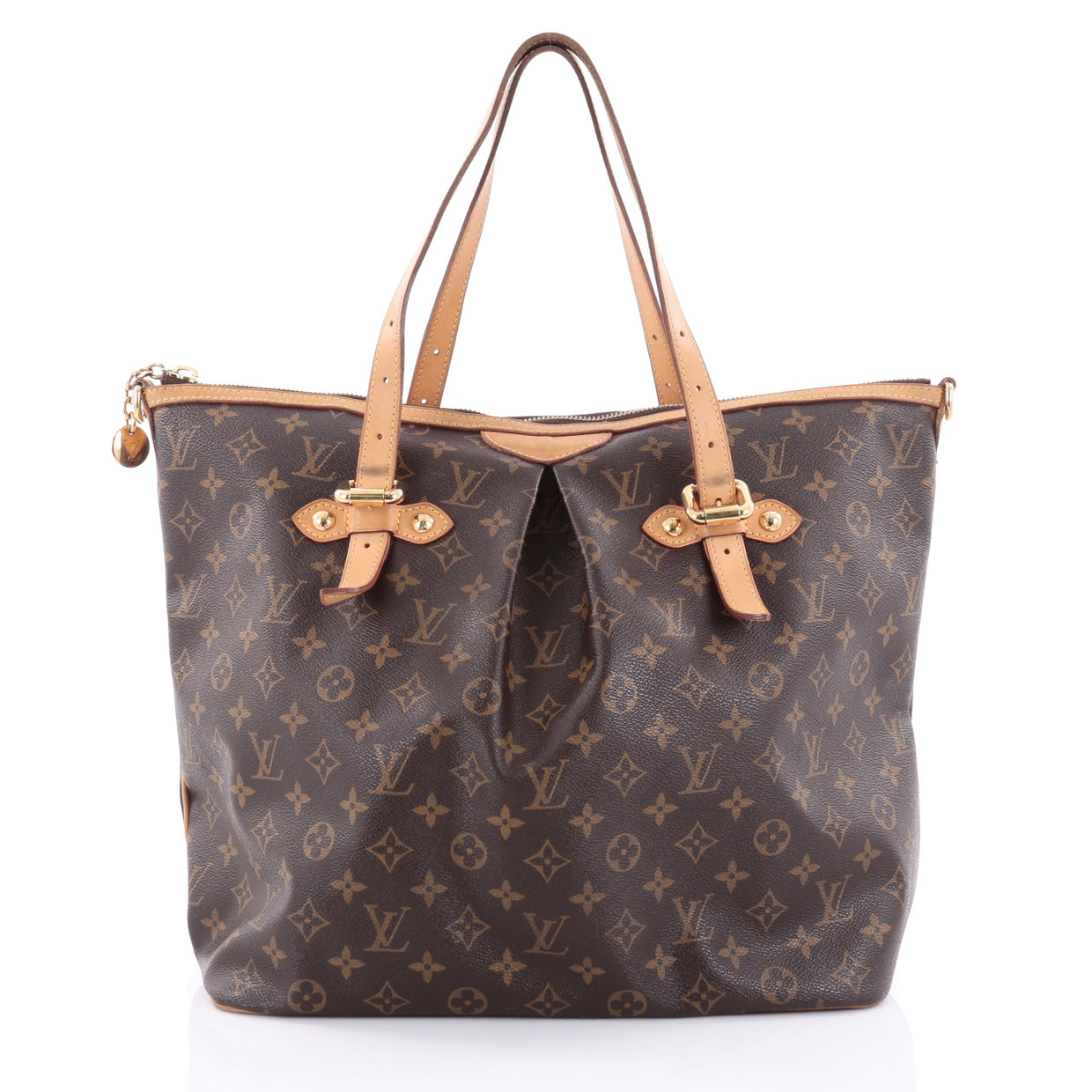Buy Louis Vuitton Palermo Handbag Monogram Canvas GM Brown 2290801
