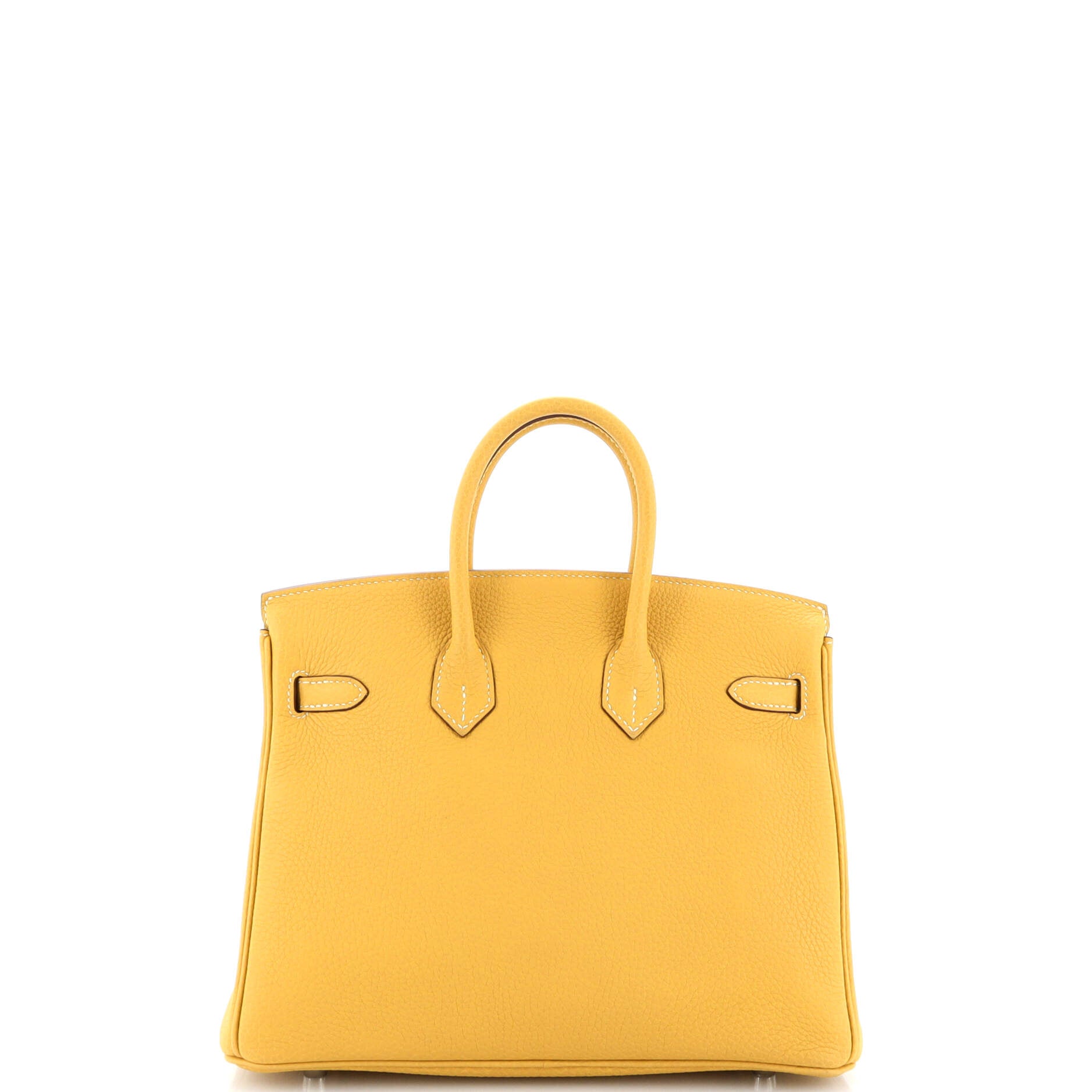 Hermes Kelly Pochette Bag Amber Swift Gold Hardware