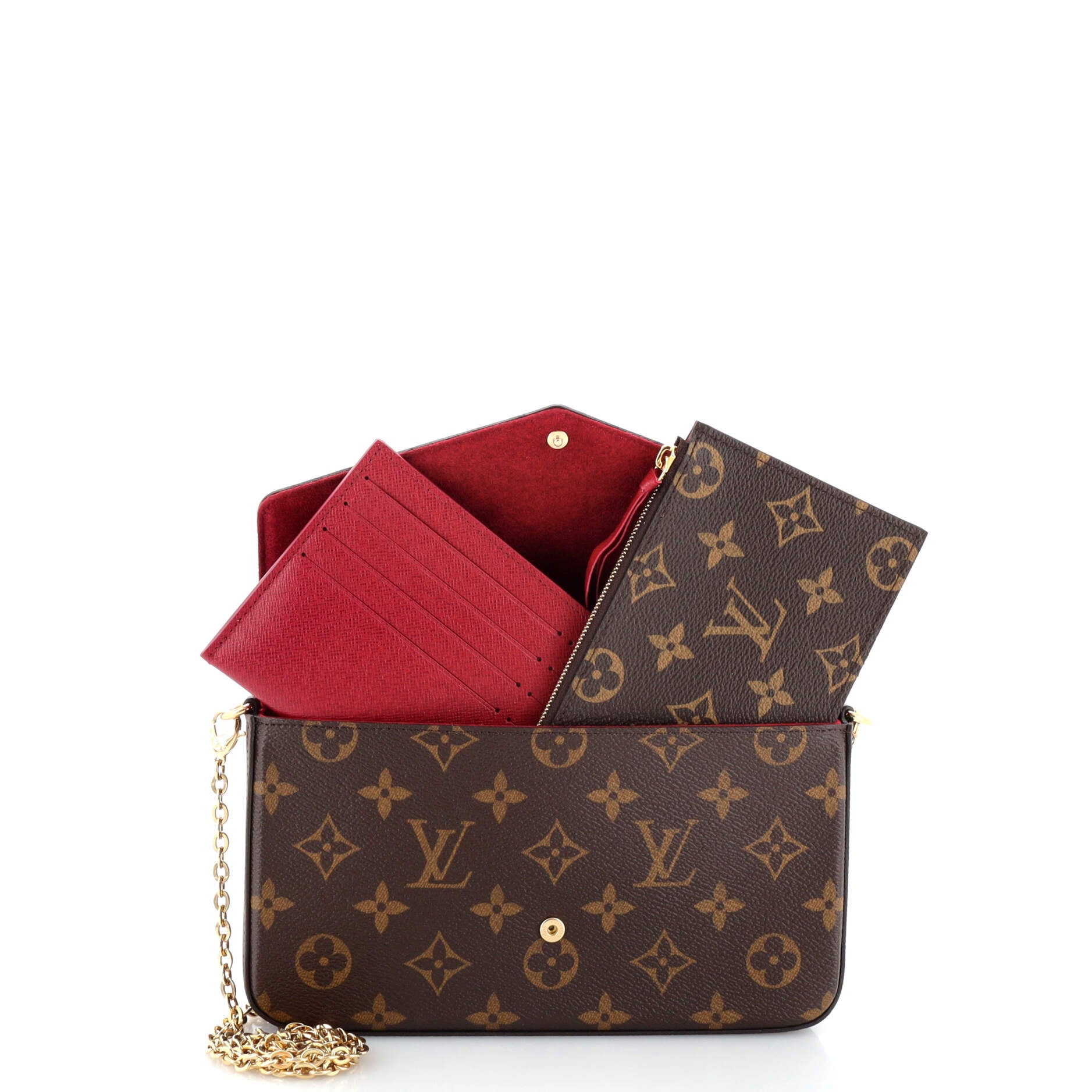 Shopbop Archive Louis Vuitton Pochette Felicie, Monogram