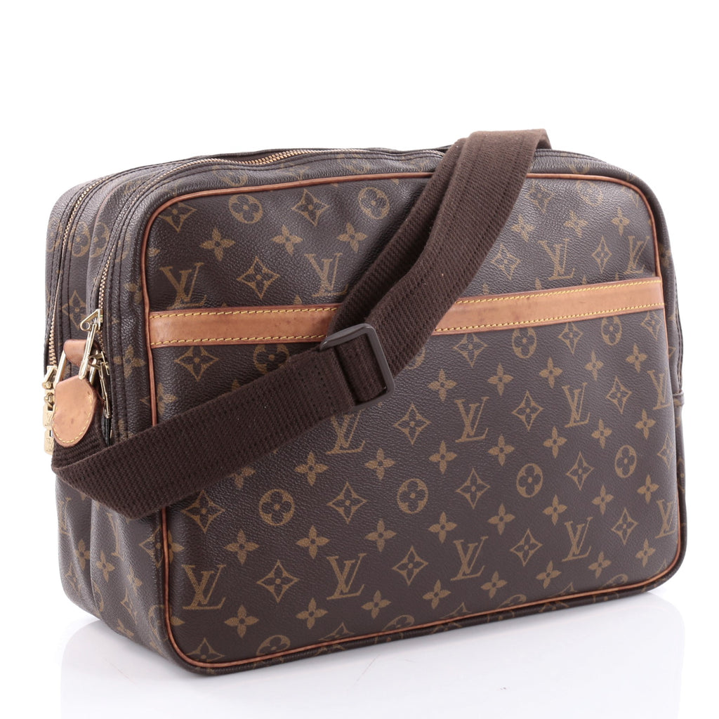 Buy Louis Vuitton Reporter Bag Monogram Canvas GM Brown 2298101 – Rebag