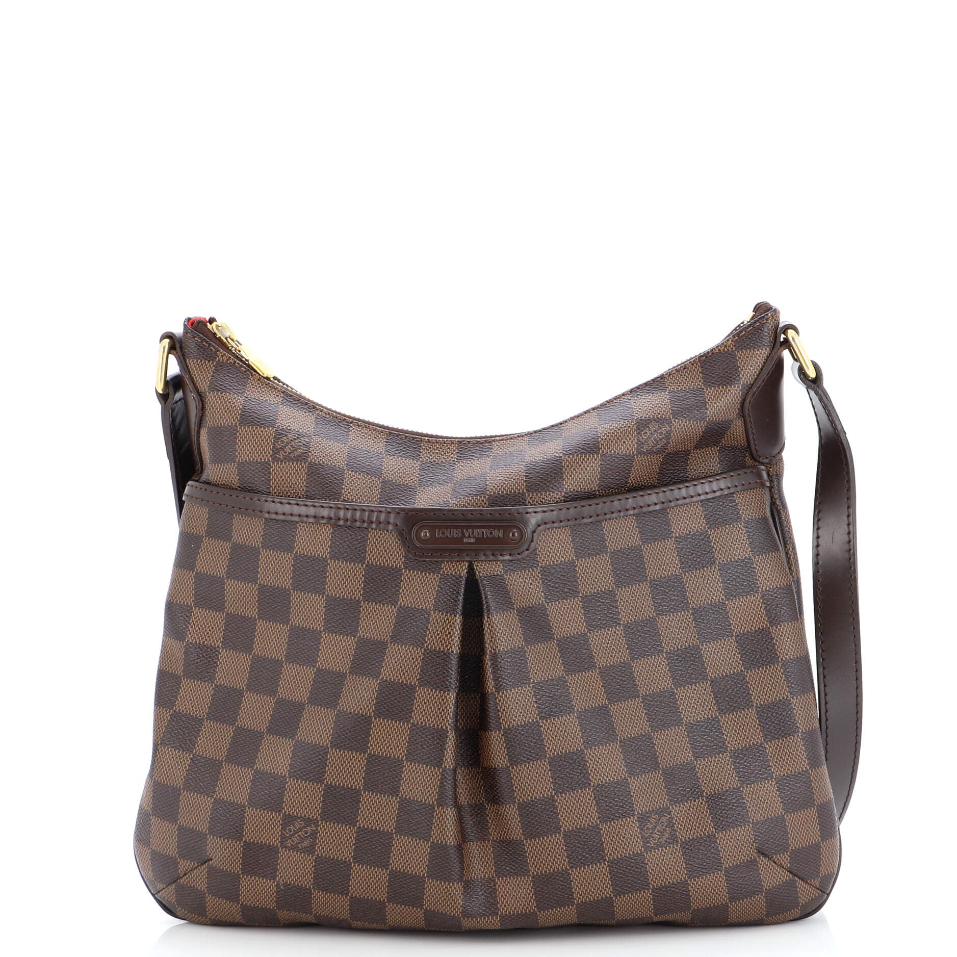 Brown Louis Vuitton Damier Ebene Bloomsbury GM Crossbody Bag