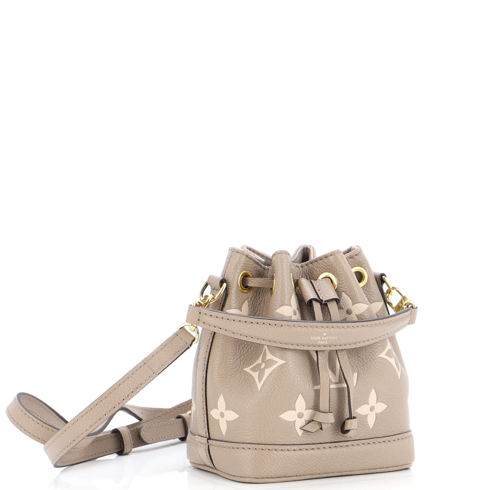 Bandoulière Bag Strap Bicolour Monogram Empreinte Leather