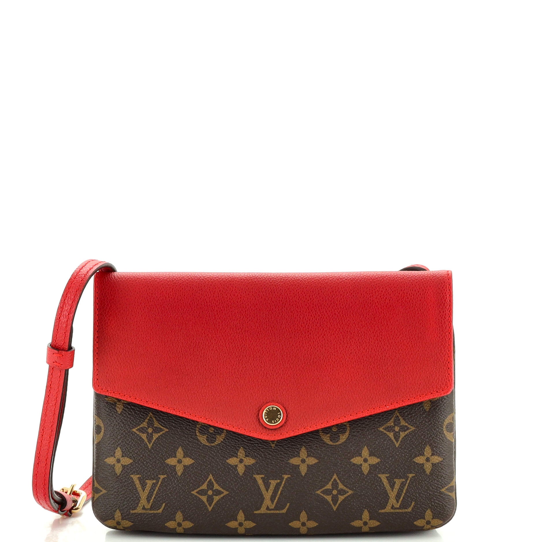 Louis Vuitton Twice Handbag Monogram Canvas