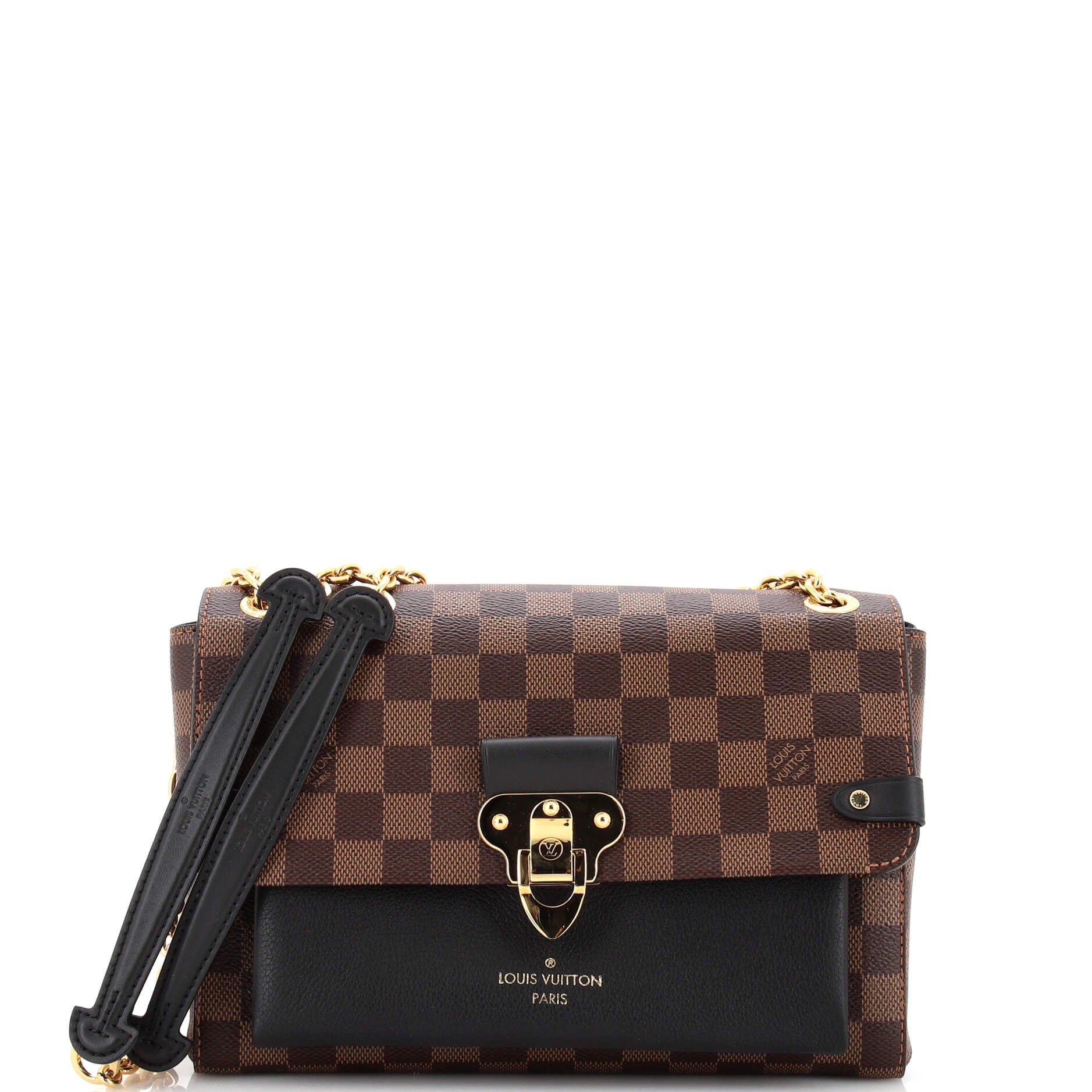 Louis Vuitton Vavin PM Damier Ebene Crossbody Bag Brown