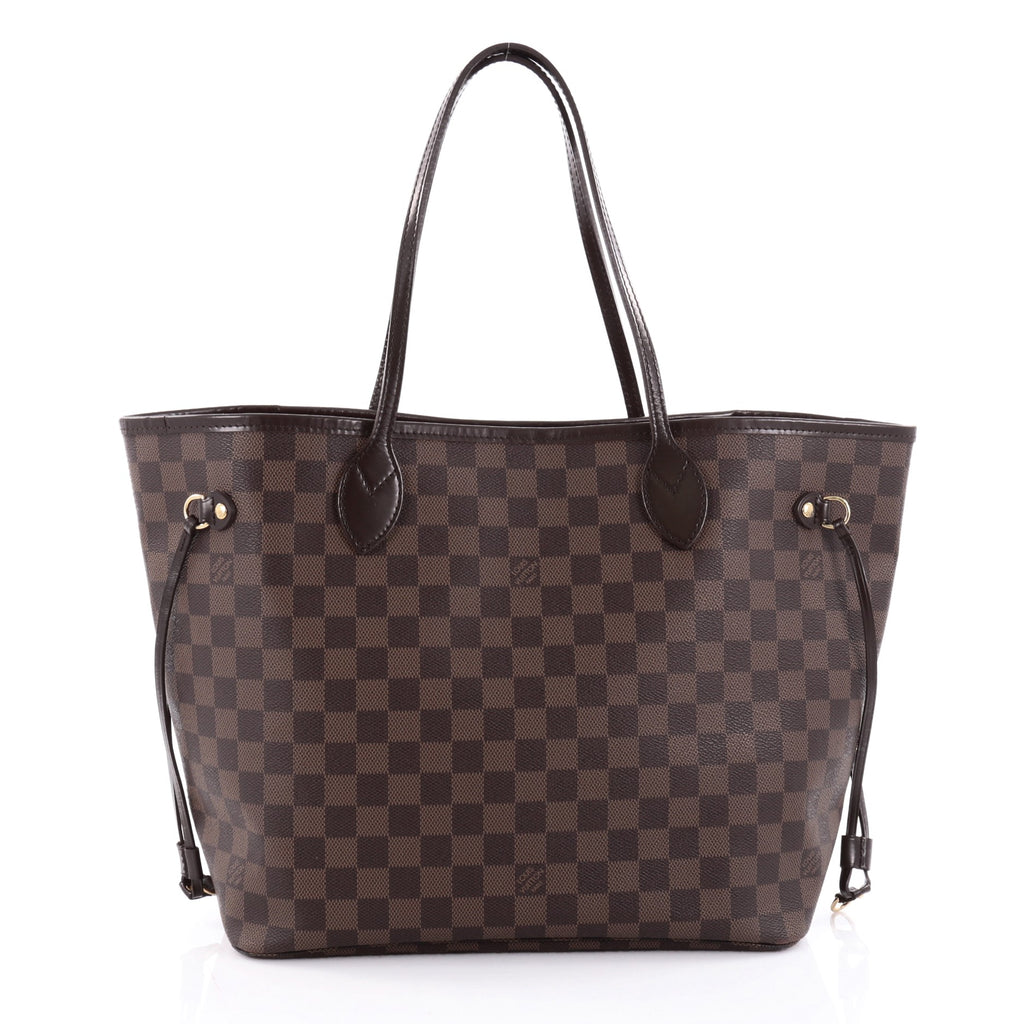 Buy Louis Vuitton Neverfull Tote Damier MM Brown 2306305 – Rebag