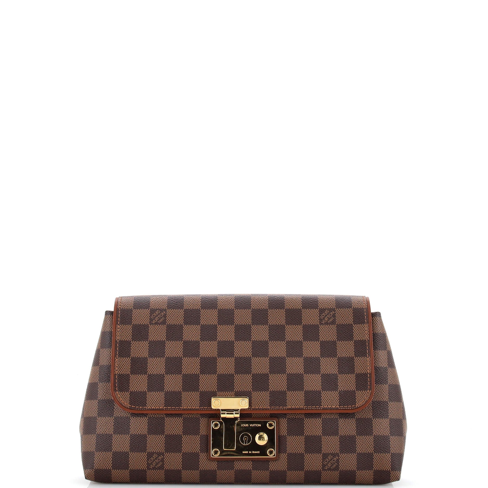 LV Damier Ebene Pochette Ascot Clutch. Limited Edition from LV and