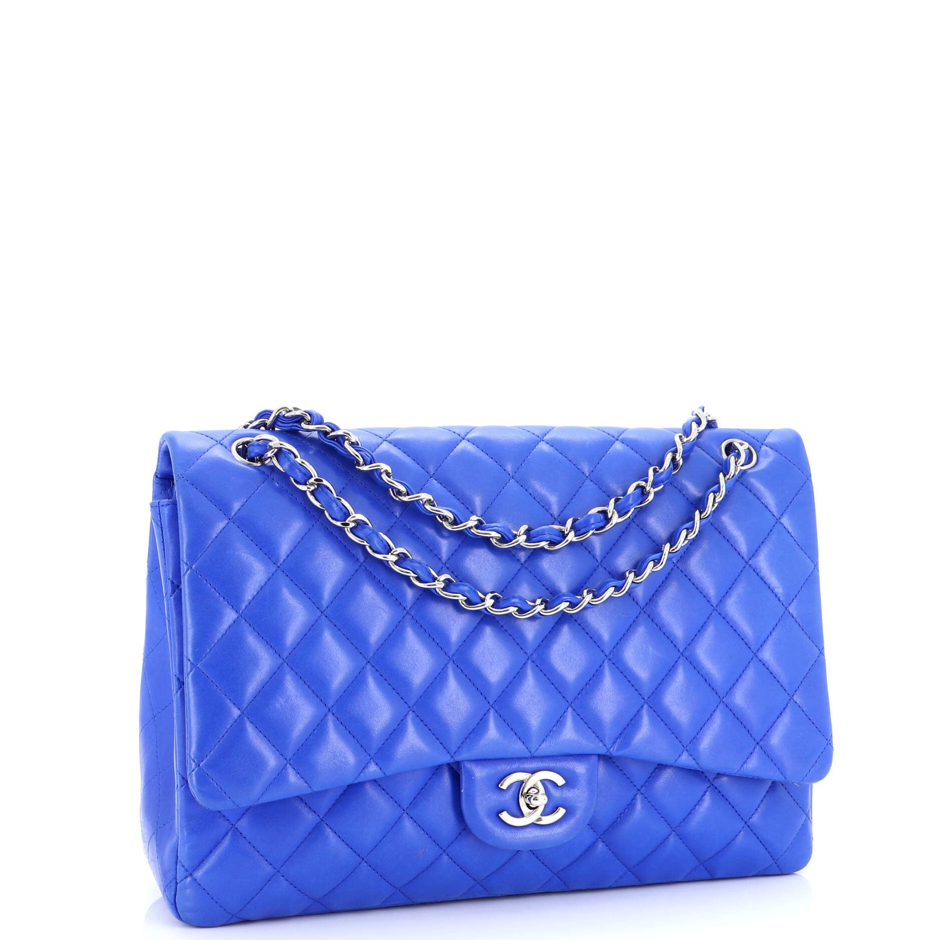 Chanel Name Plate Tote Quilted Glazed Calfskin Medium at 1stDibs