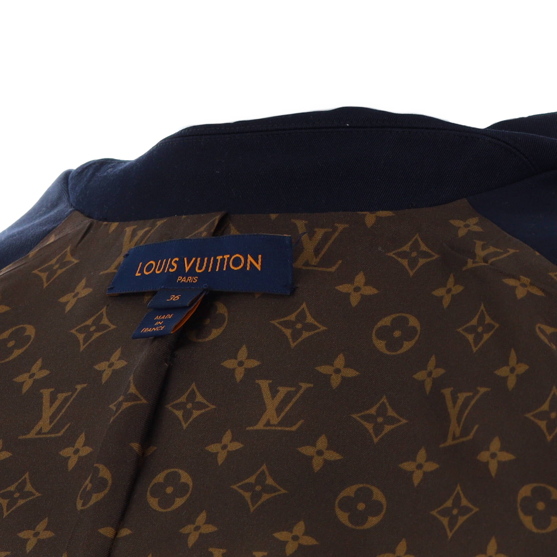 Louis Vuitton Monogram Jacquard Puffer Wrap Coat