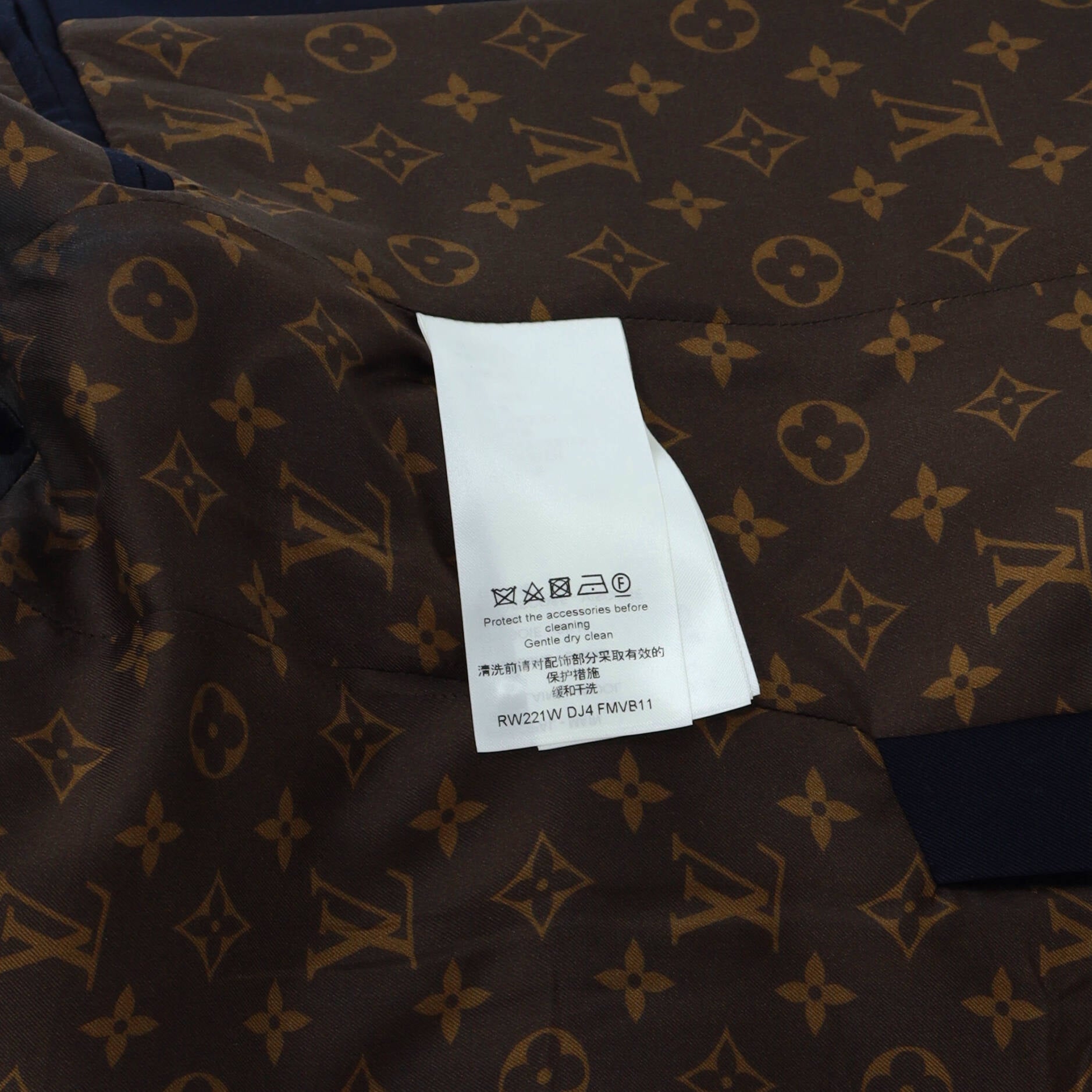 Louis Vuitton® Signature Short Hooded Wrap Coat Mother Of Pearl