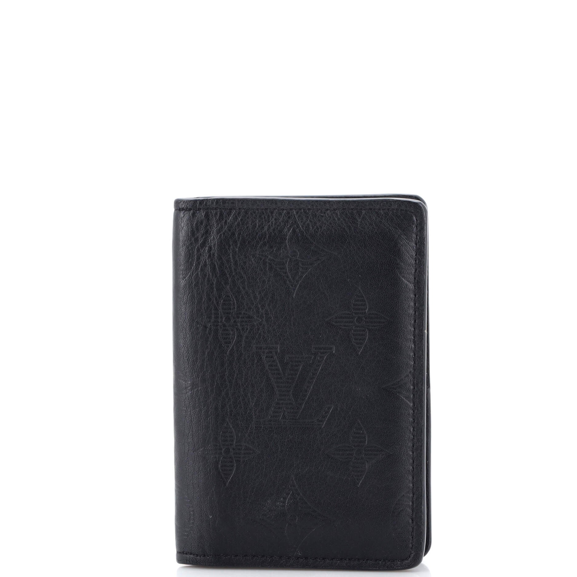 Louis Vuitton Monogram Shadow Leather Pocket Organizer Louis