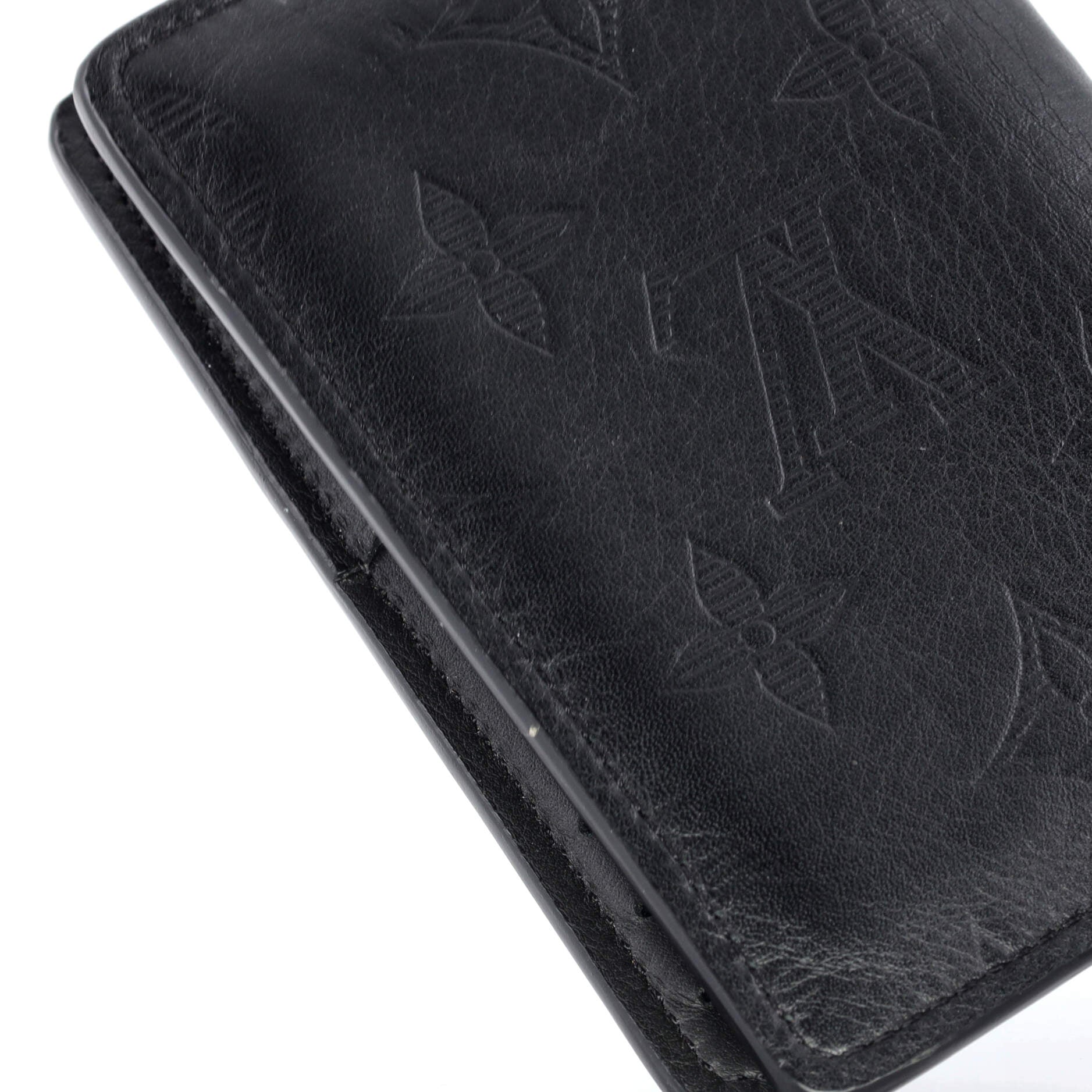 Louis Vuitton Multiple Wallet Monogram Shadow Black in Coated