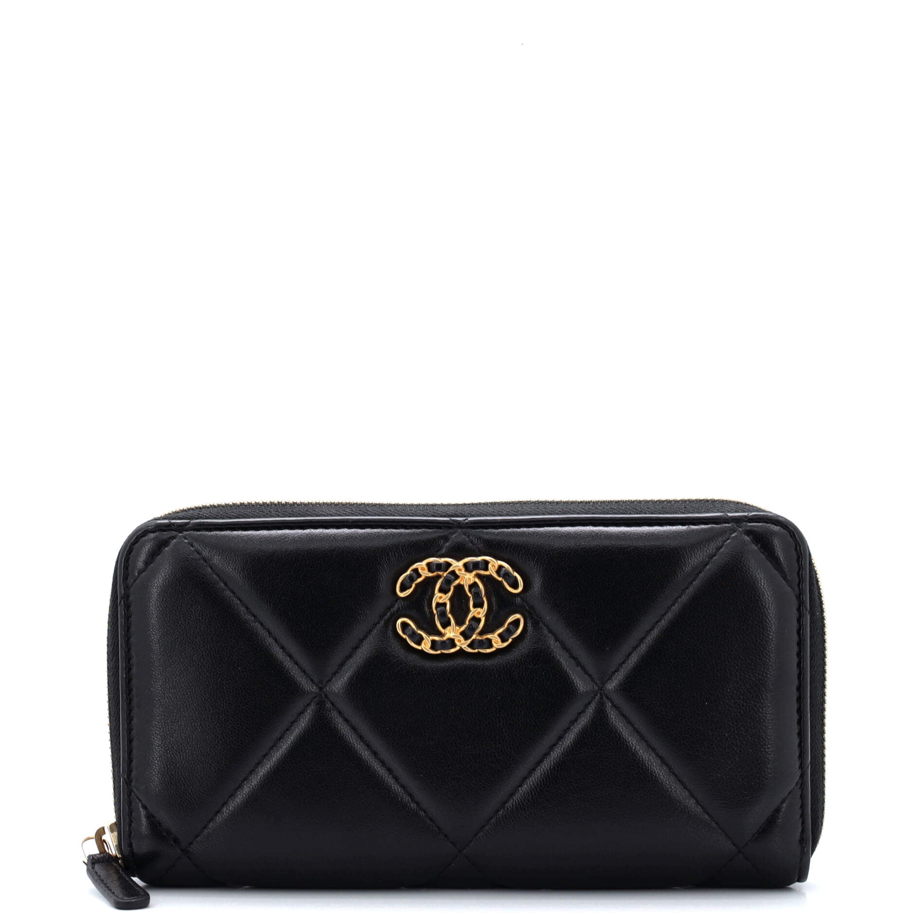 CHANEL Vintage Timeless Bifold Wallet Caviar Compact