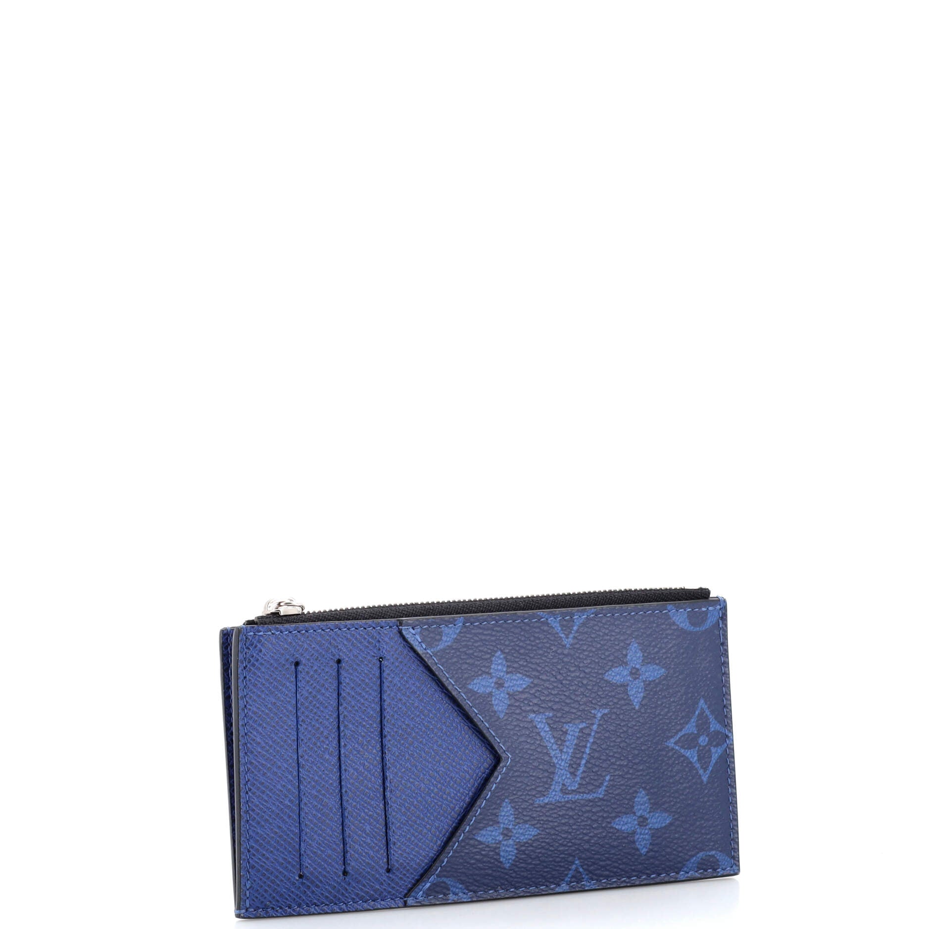 Louis Vuitton 2016 Taiga Leather Pocket Organizer - Blue Wallets