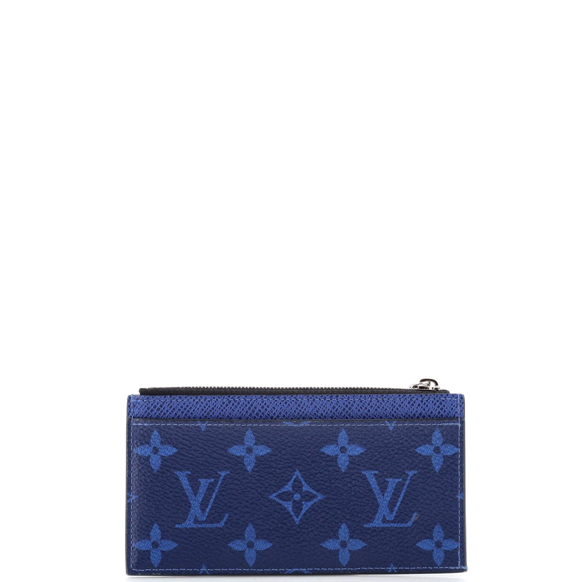 Louis Vuitton Coin Card Holder in Taigarama Cobalt Blue Monogram - SOLD