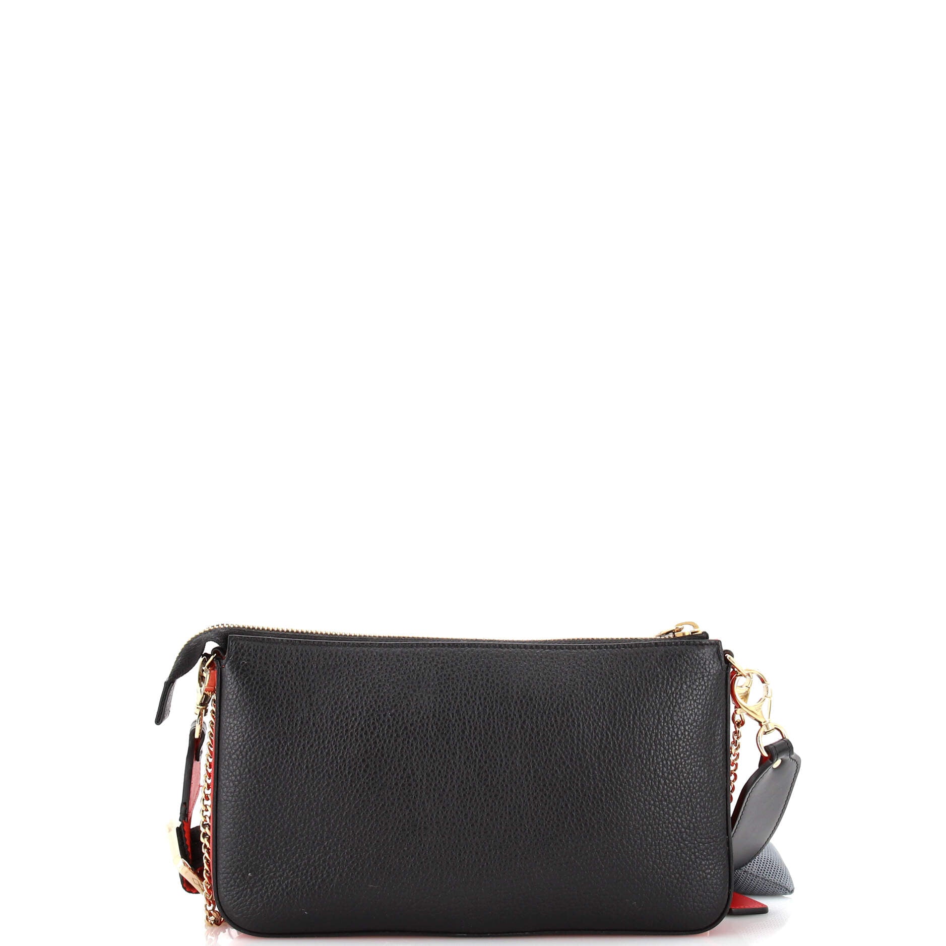 Christian Louboutin Loubila Hybrid Zip Leather Crossbody Bag