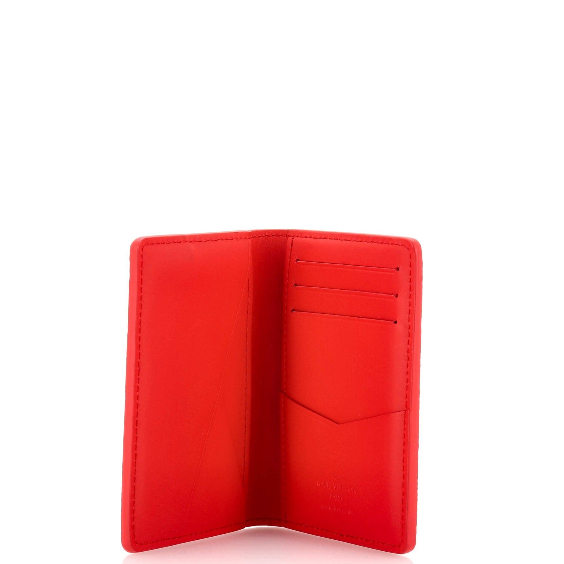 NWT Louis Vuitton Taigarama Monogram Pocket Organizer Wallet White