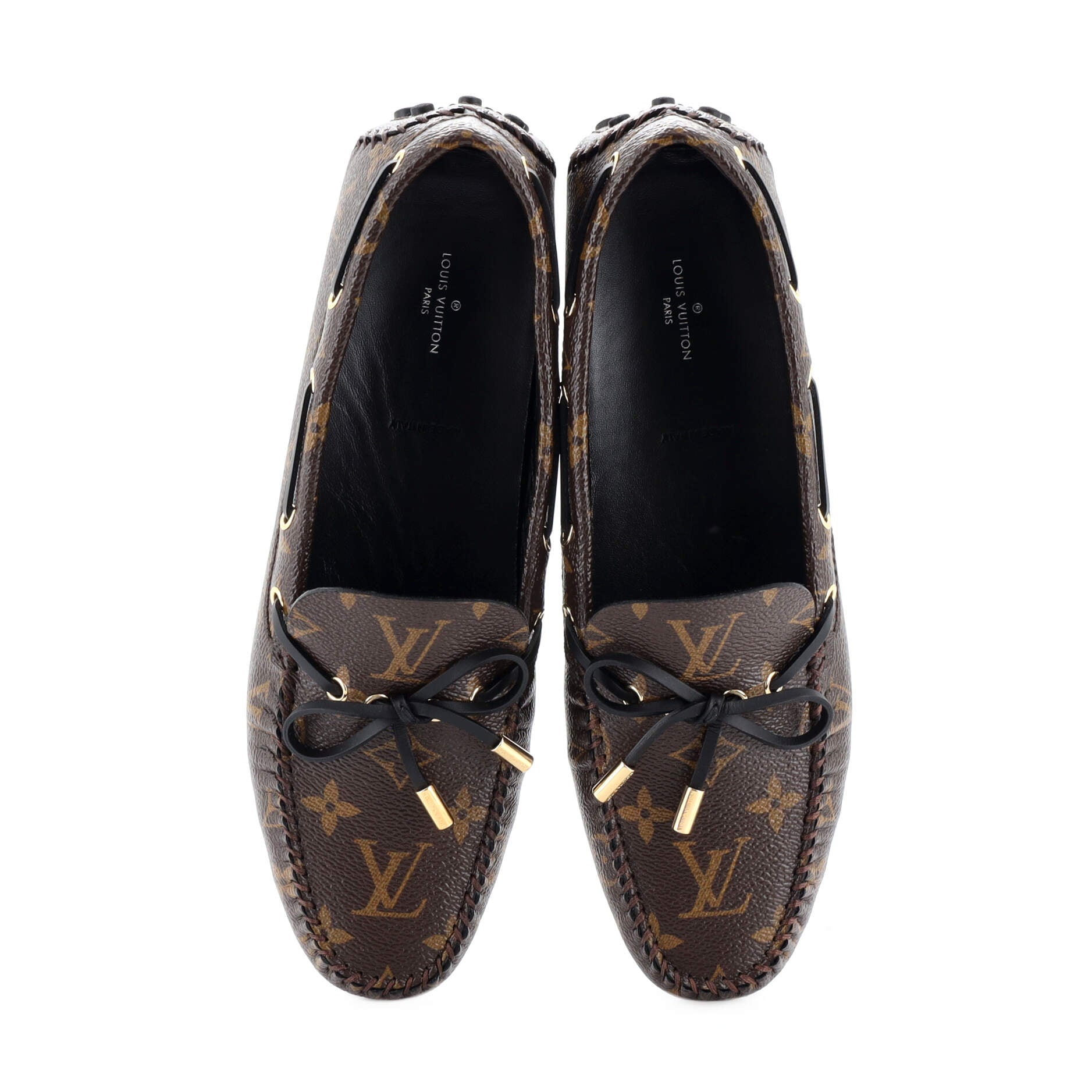 Louis Vuitton Monogram Arizona Moccasins Driving Loafers Men's