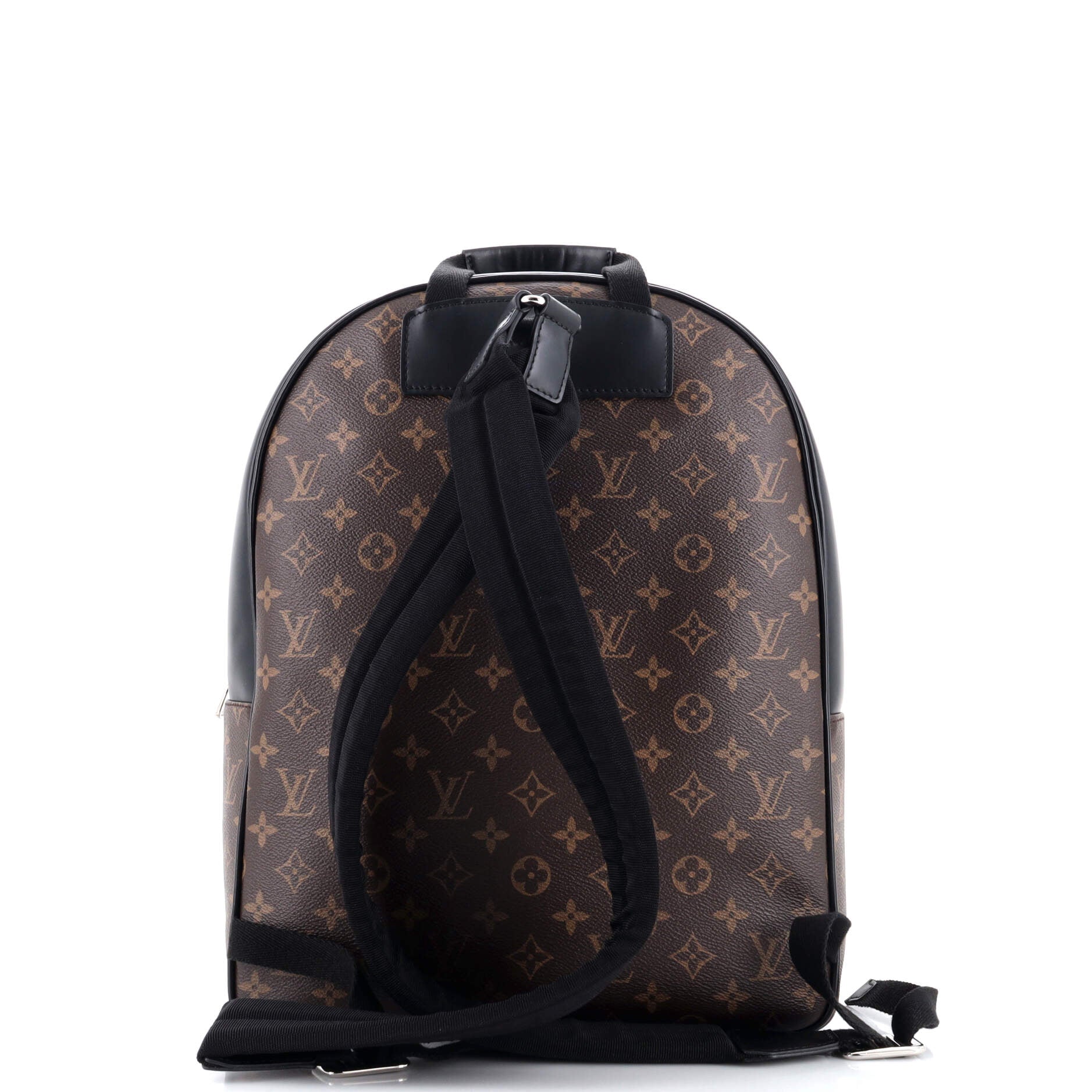 Louis Vuitton Dean Monogram Macassar Canvas Backpack Bag Black