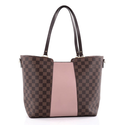 Buy Louis Vuitton Jersey Handbag Damier Canvas with Leather 2322501 – Rebag