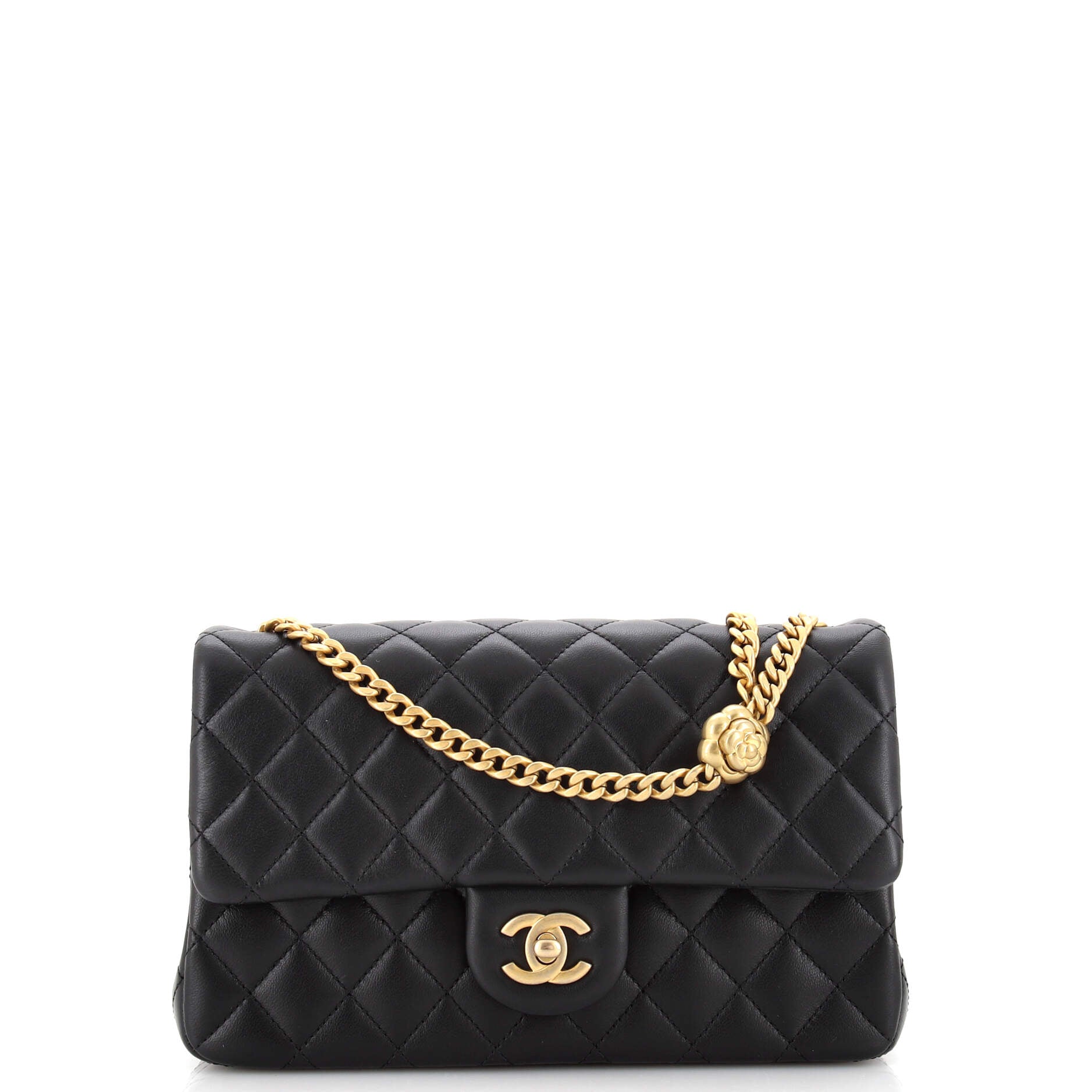 Chanel Casual Trip Messenger Bag Quilted Lambskin Mini