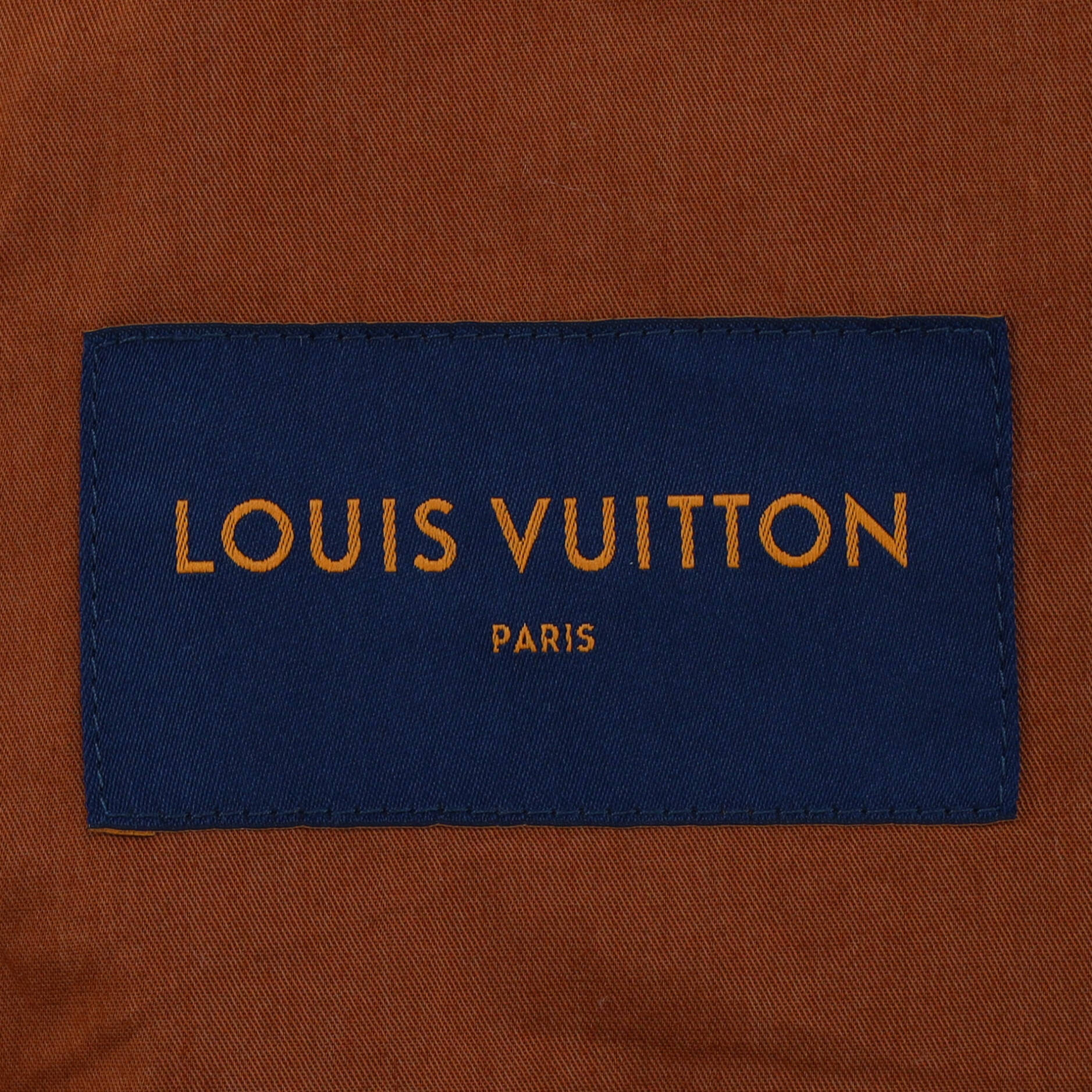 Louis Vuitton 22AW 1AA7DT Monogram Bandana Mixed Leather Denim Blouson  Jacket Blue RM222M MJY HNL04E 50 Blue