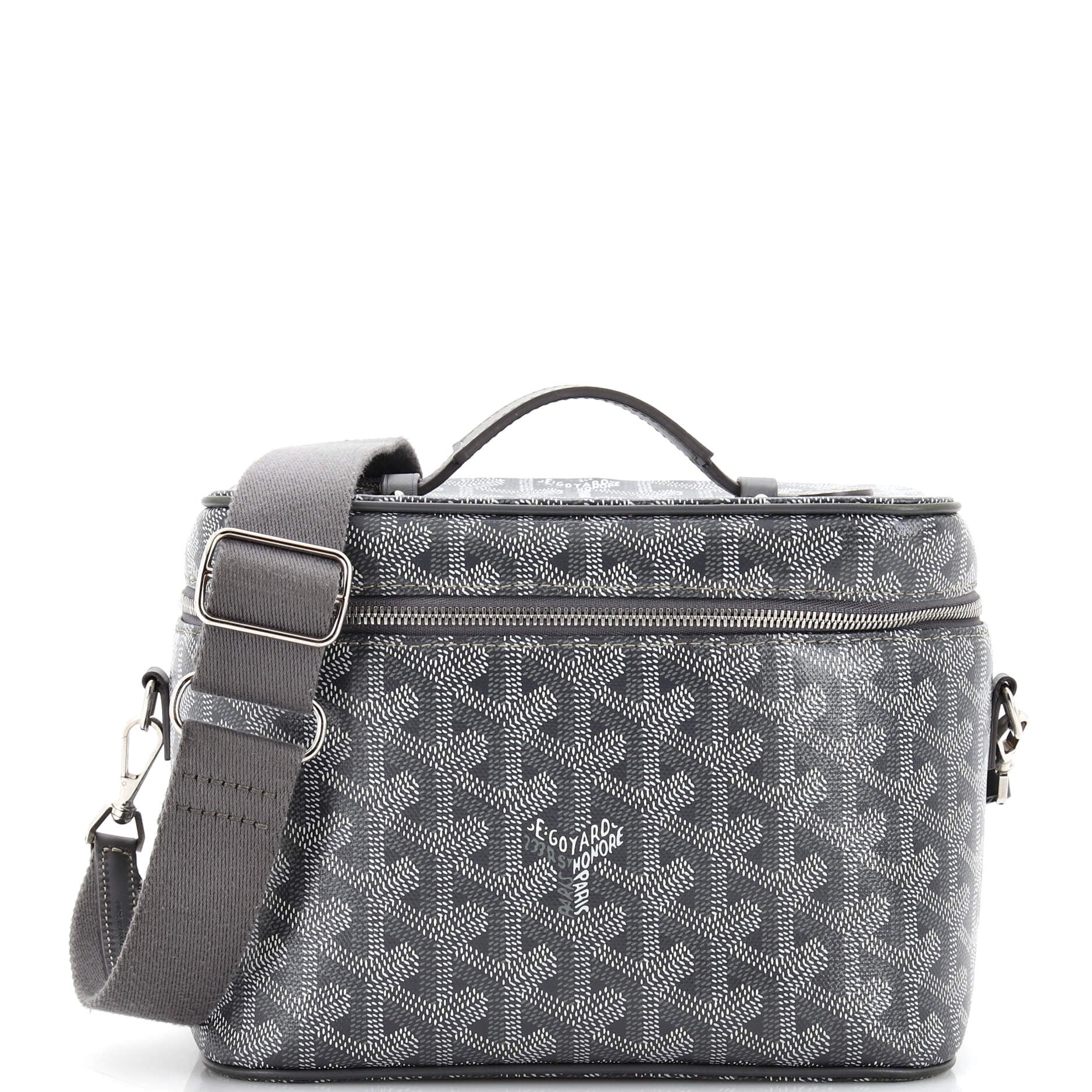 Goyard Petit Flot Bucket Bag Coated Canvas PM White 22175445