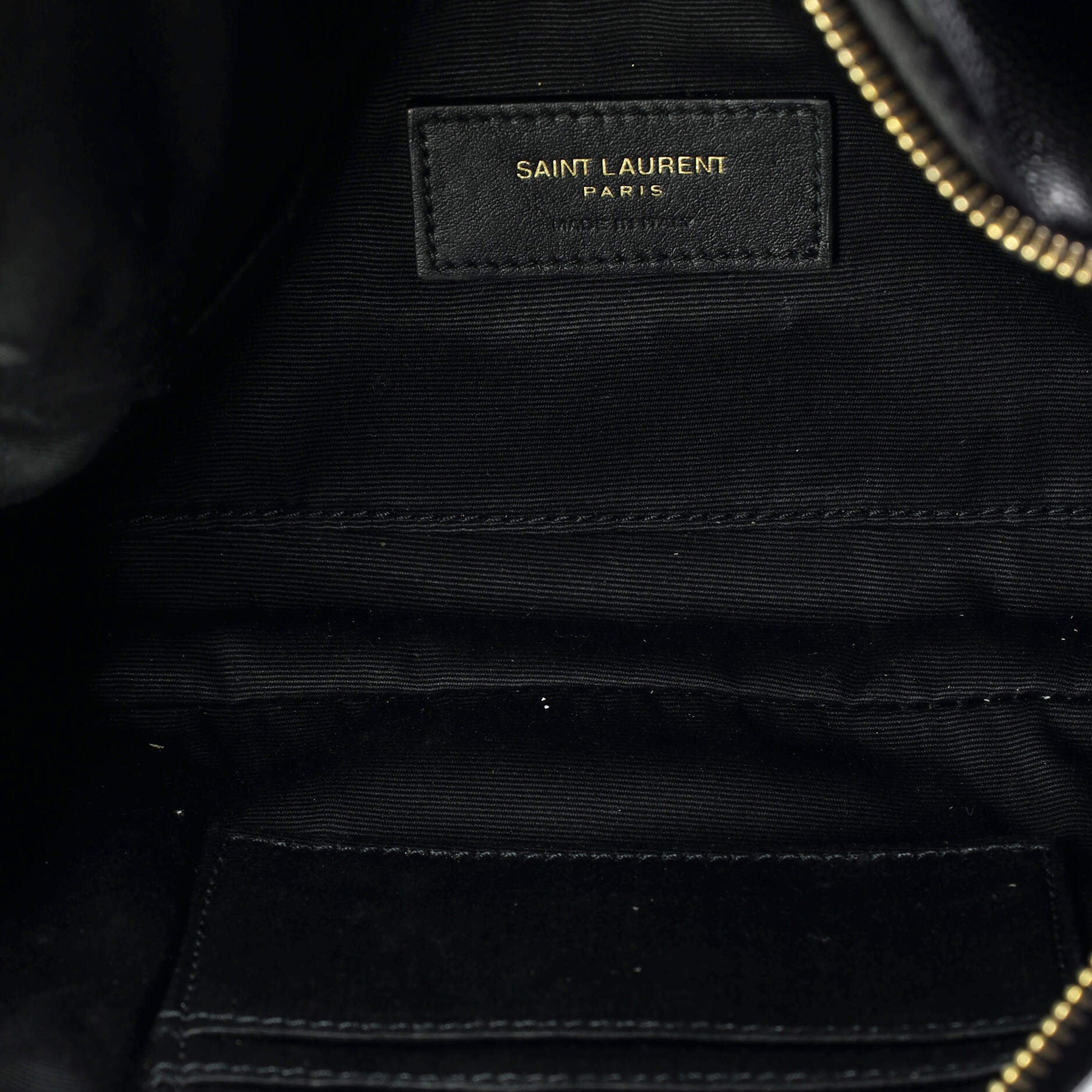 Vinyle Mini Velvet Belt Bag in Black - Saint Laurent